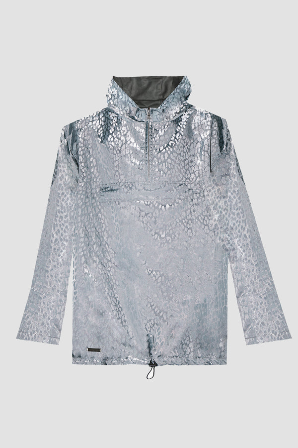 Leopard Space Long Poncho