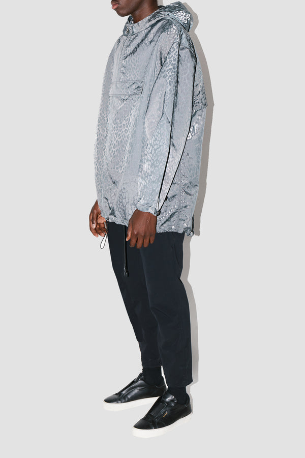 Leopard Space Long Poncho