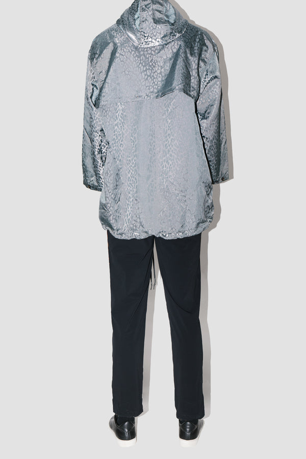 Leopard Space Long Poncho