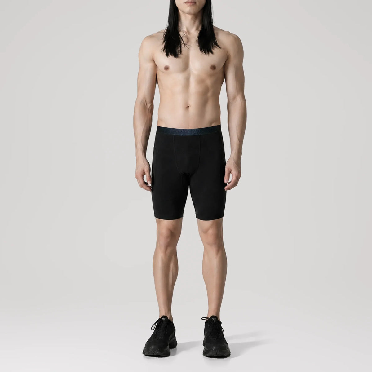 NoirAir Compression Shorts, front view