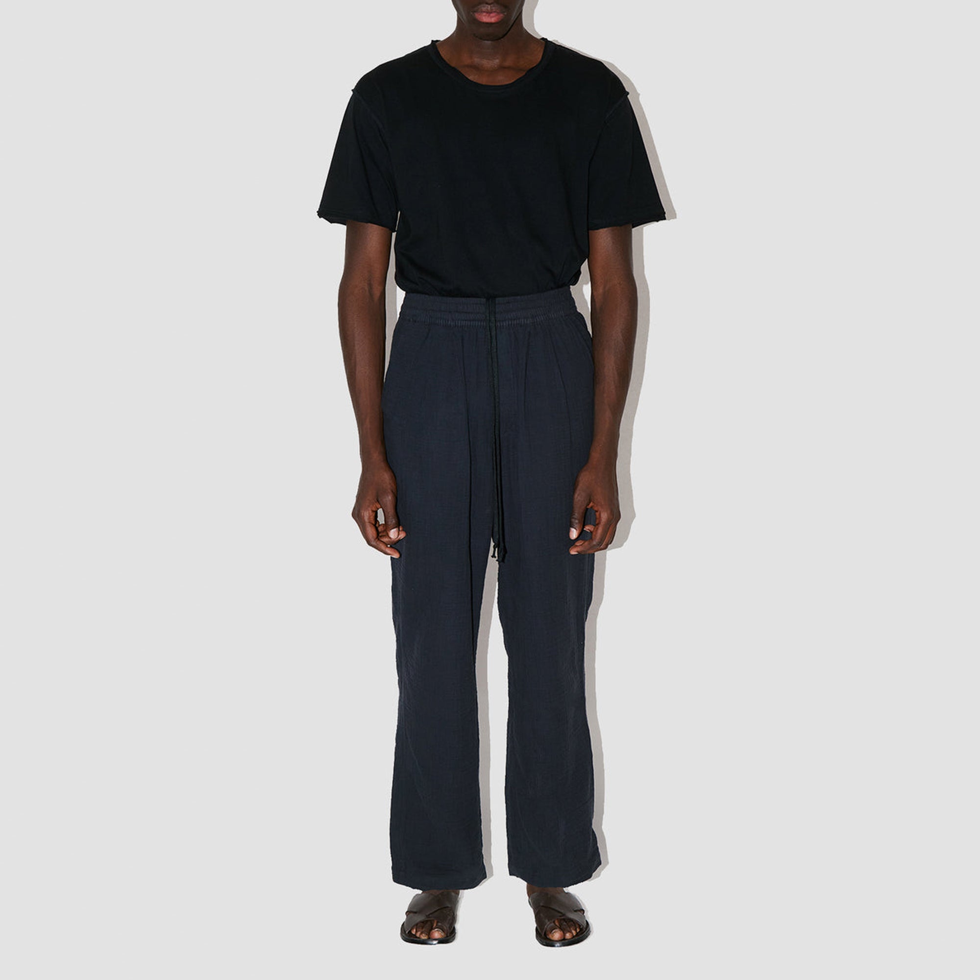 AngelWeave Dark Navy Gauze Lounge Pants