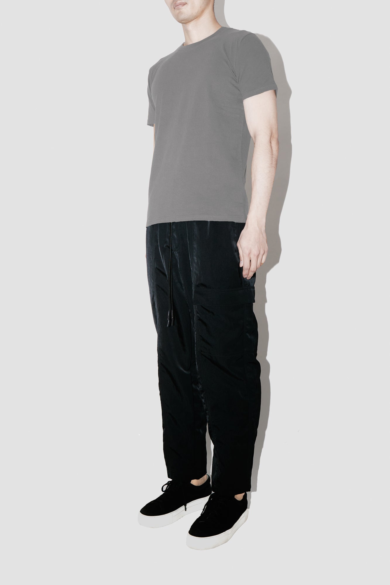 Taupe Raw Edges Oversized T-Shirt