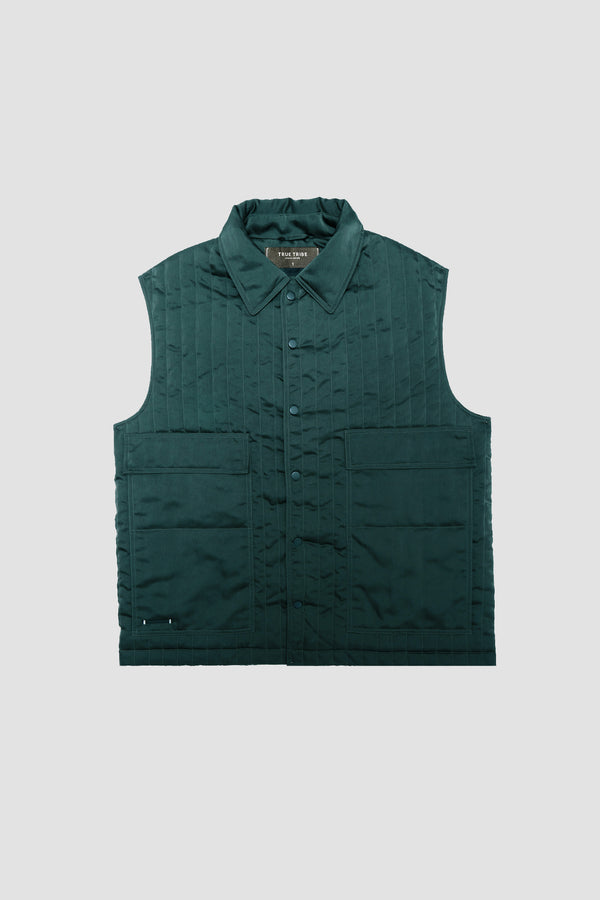 HeavyProtect Army Green Quilted Jacket