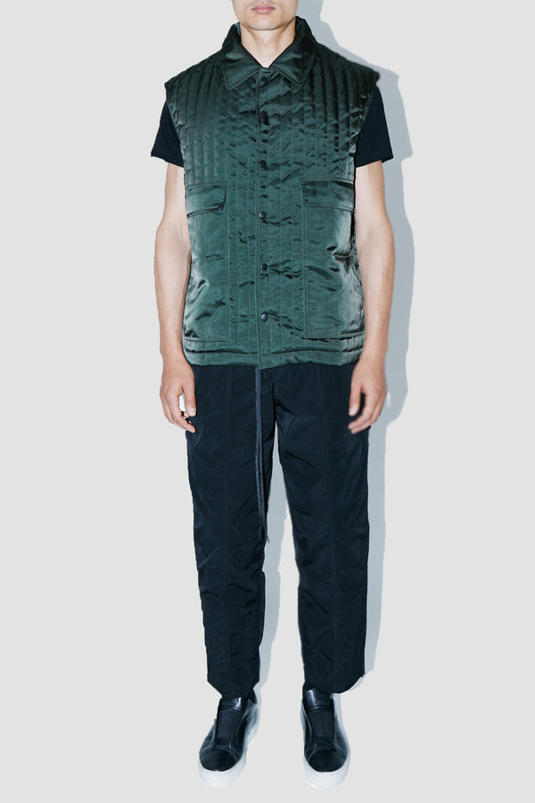 HeavyProtect Army Green Quilted Jacket