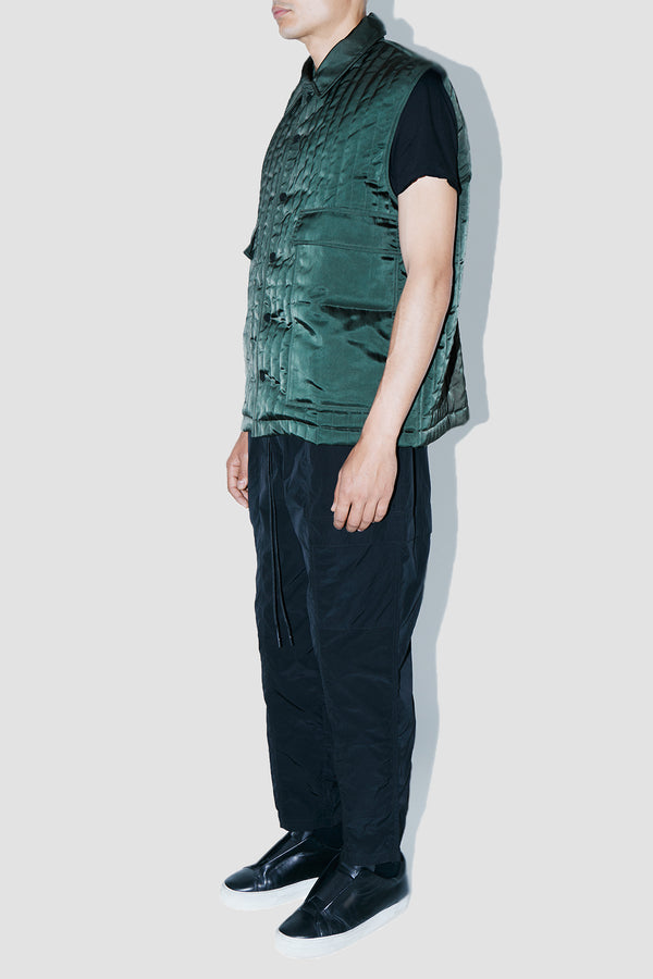 HeavyProtect Army Green Quilted Jacket