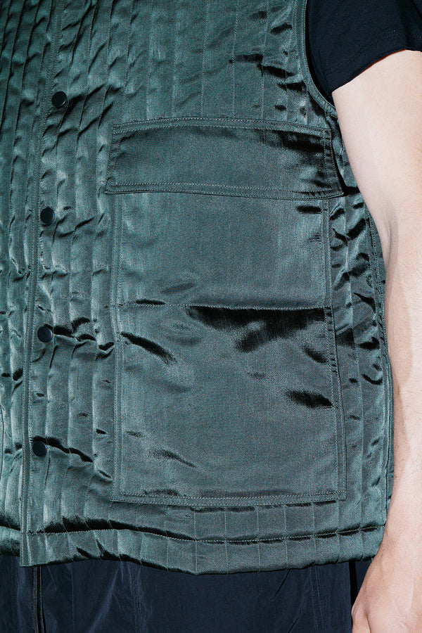 HeavyProtect Army Green Quilted Jacket