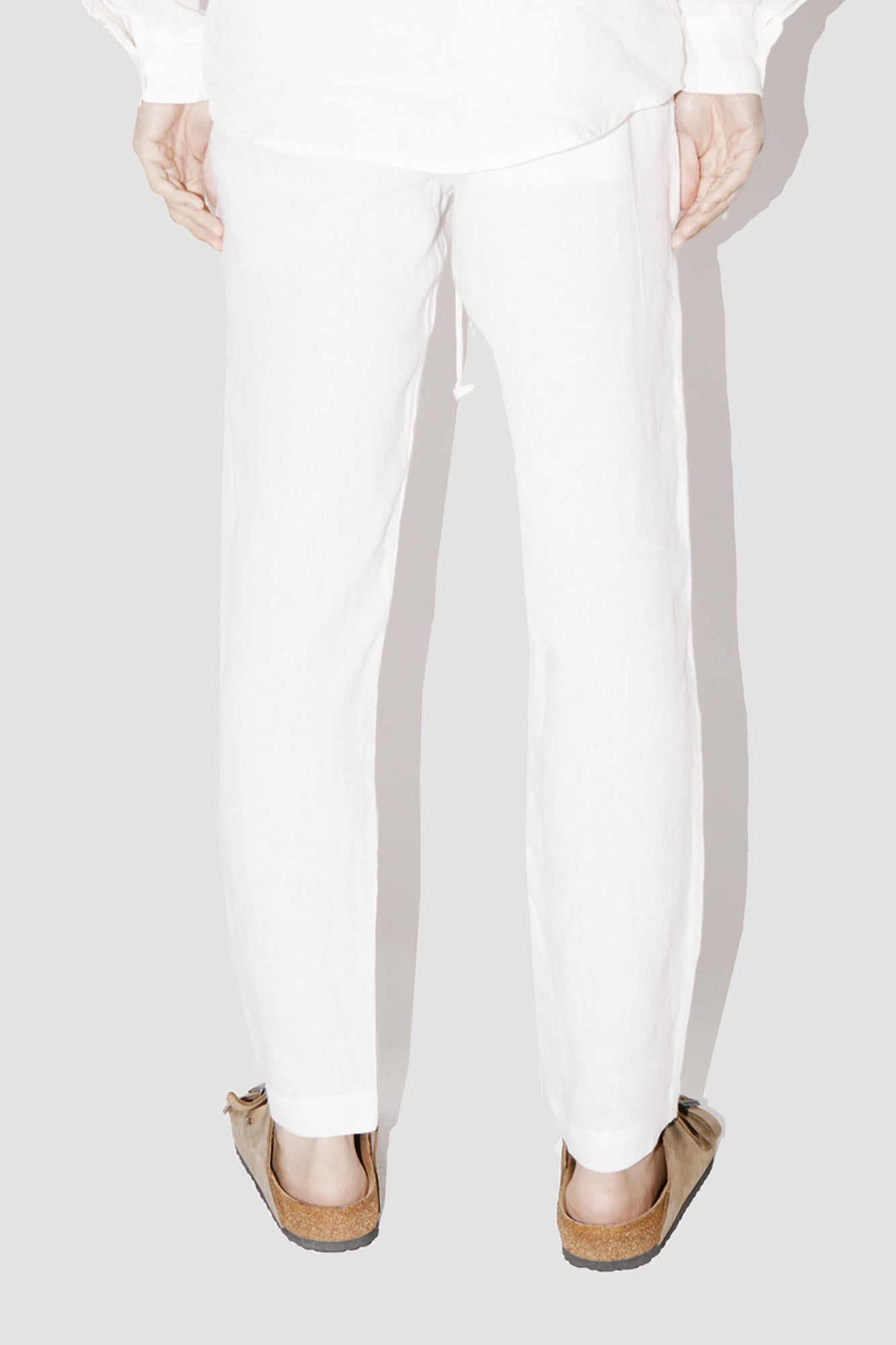 TerraLinen White Classic Pants