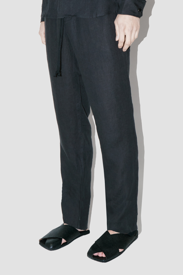 TerraLinen Black Classic Pants