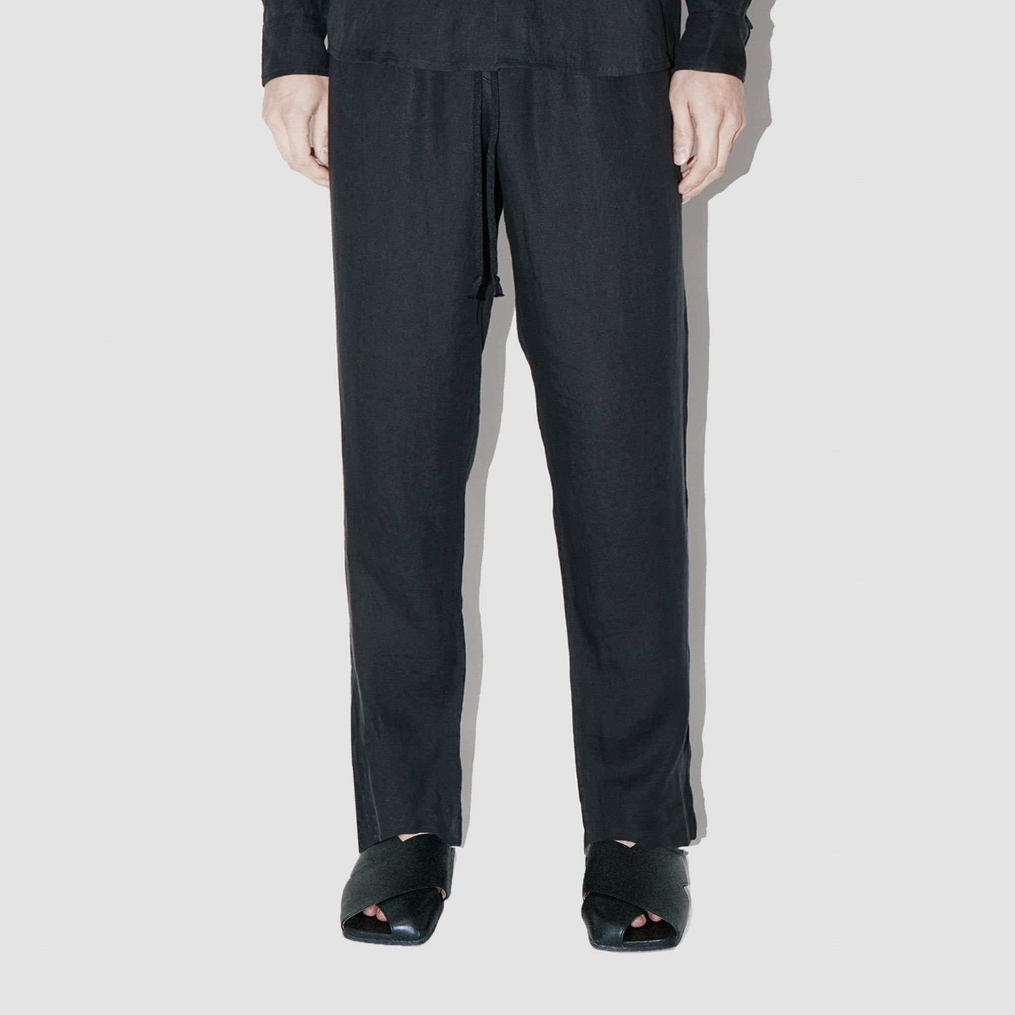 TerraLinen Black Classic Pants
