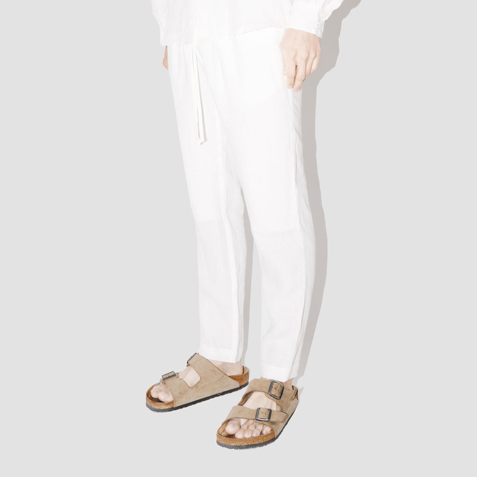 TerraLinen White Classic Pants