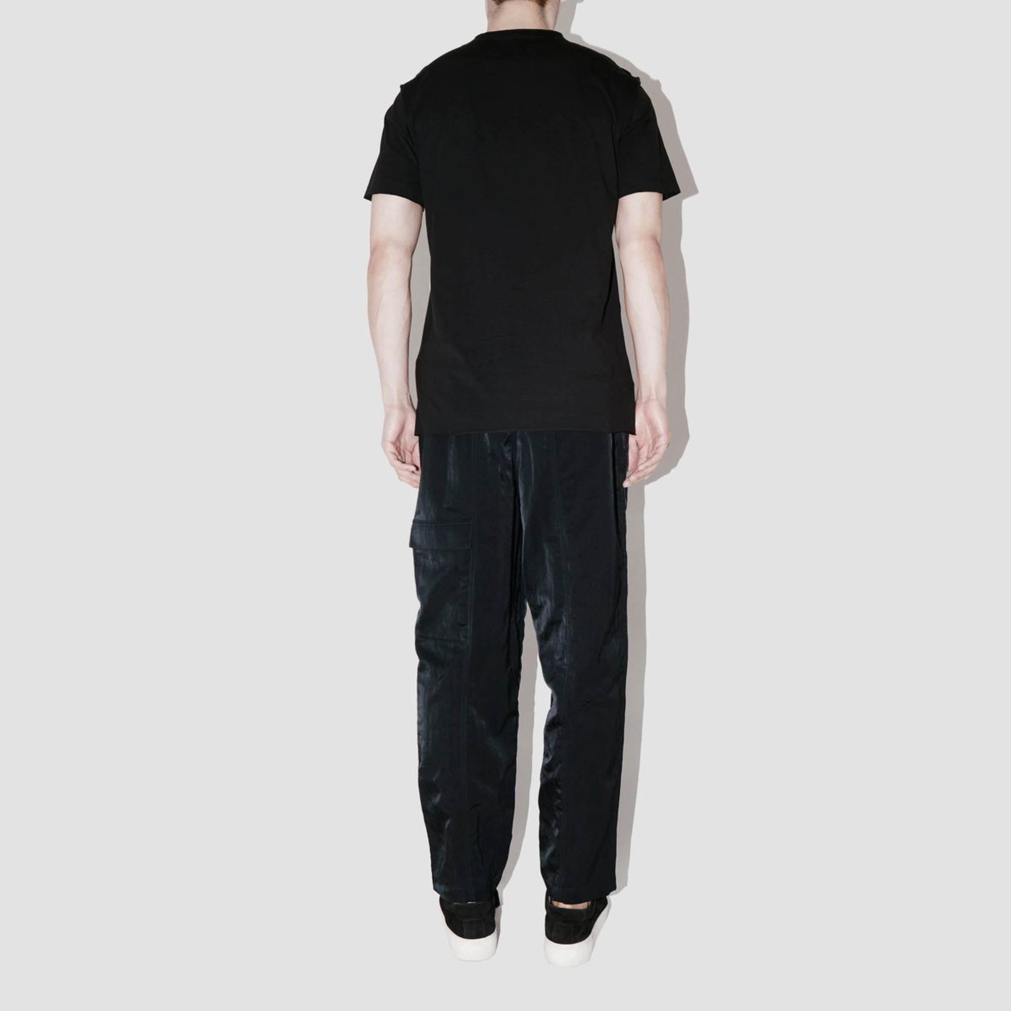 ElevaPima Black Raw Edges Oversized T-Shirt