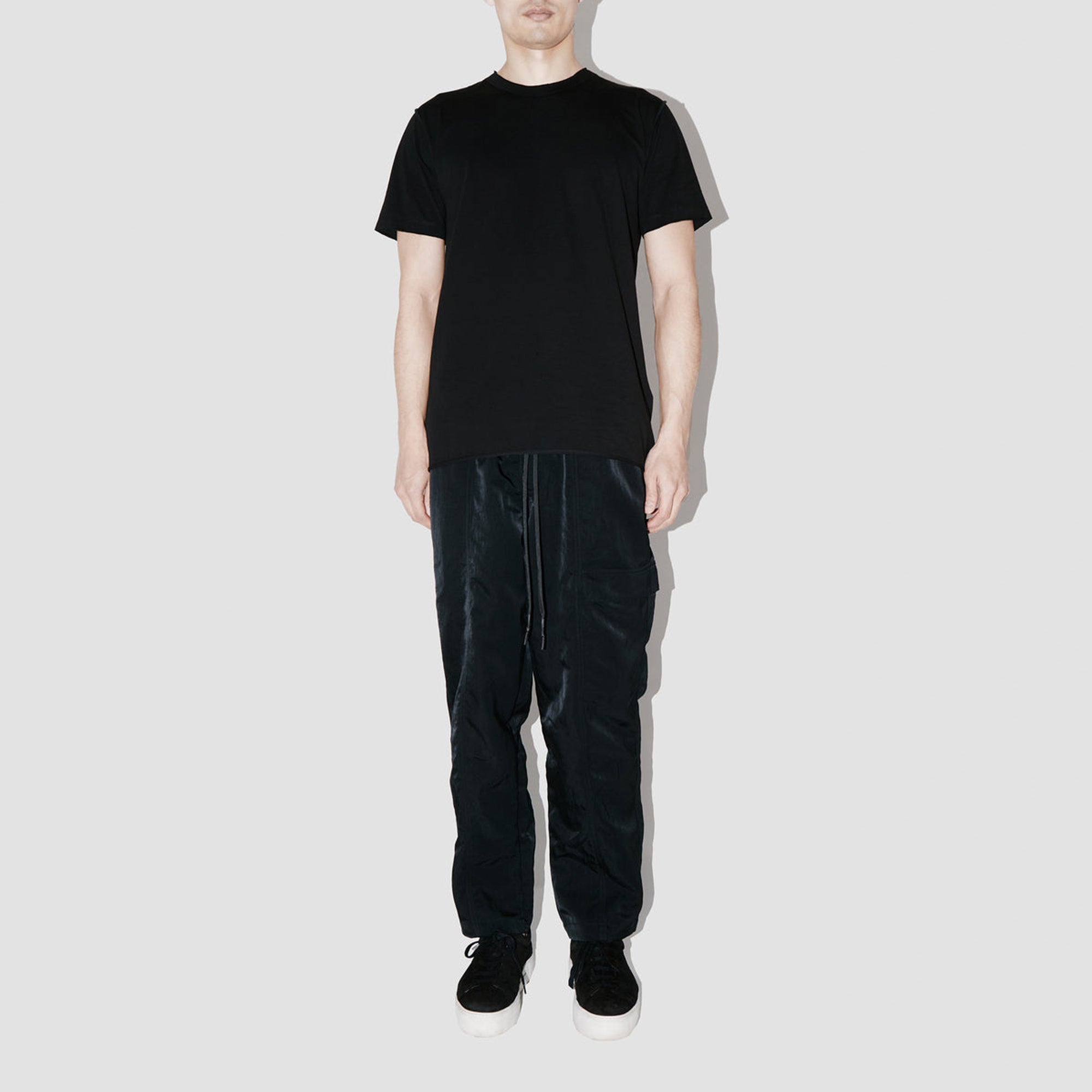 ElevaPima Black Raw Edges Oversized T-Shirt