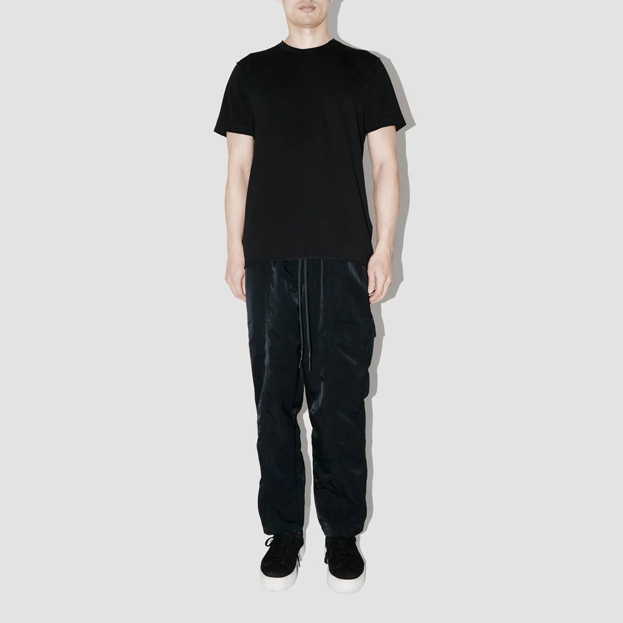 ElevaPima Black Raw Edges Oversized T-Shirt