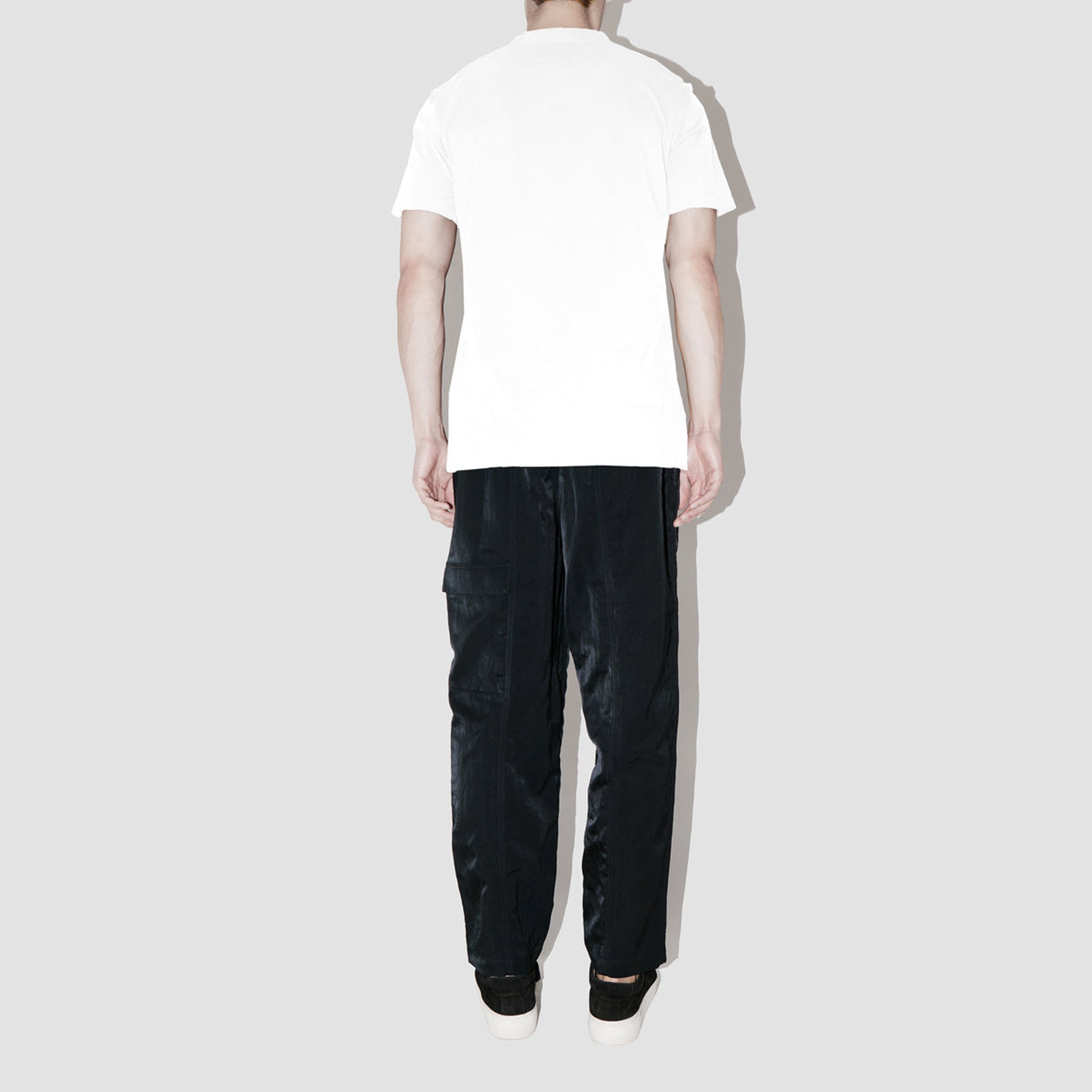 ElevaPima White Raw Edges Oversized T-Shirt