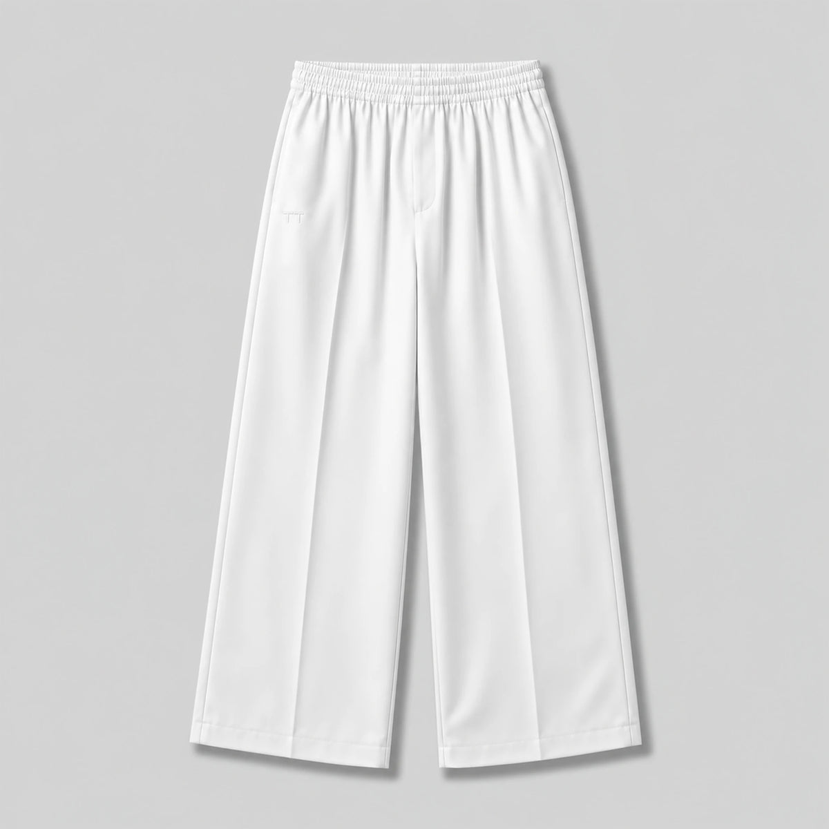 GizaLux White oversized pants, flat
