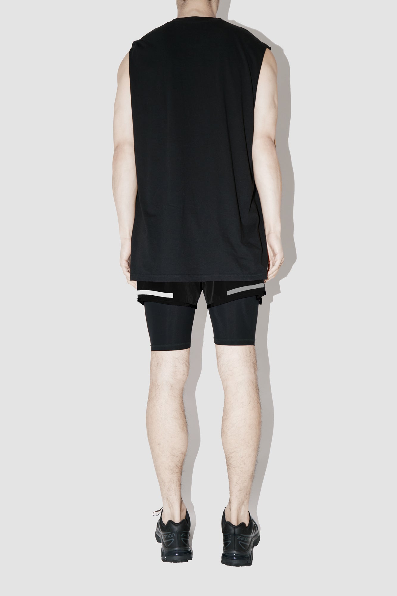 ElevaPima Black Sleeveless T-Shirt