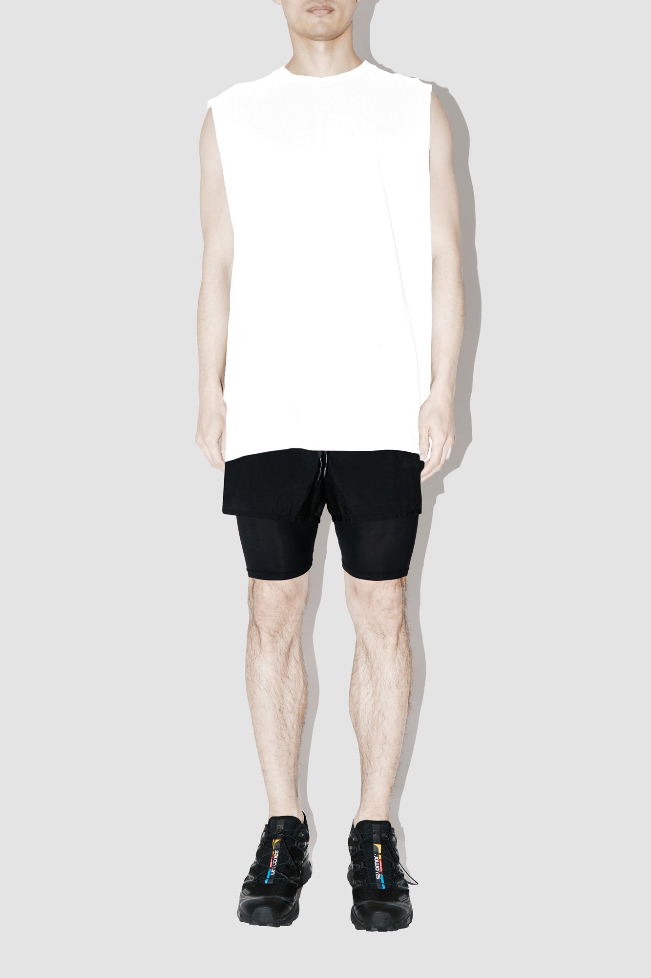 ElevaPima White Sleeveless T-Shirt