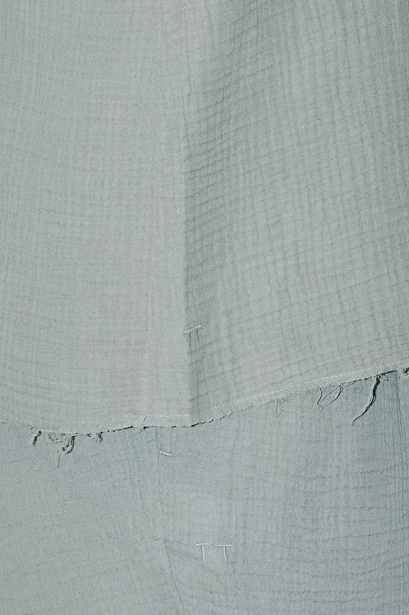 AngelWeave Almond Green Gauze Sleeveless T-Shirt