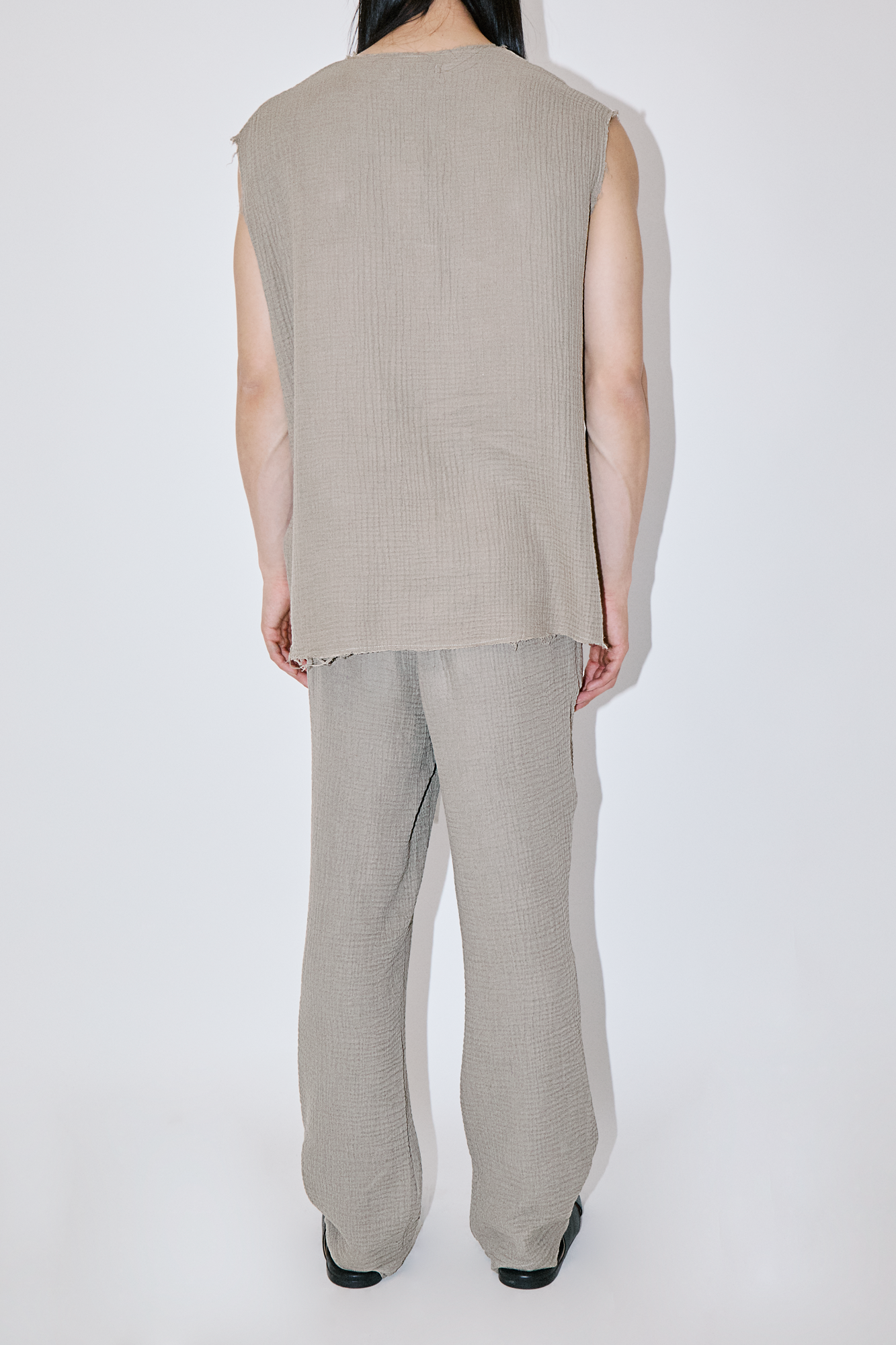 AngelWeave Sand Gauze Sleeveless T-Shirt