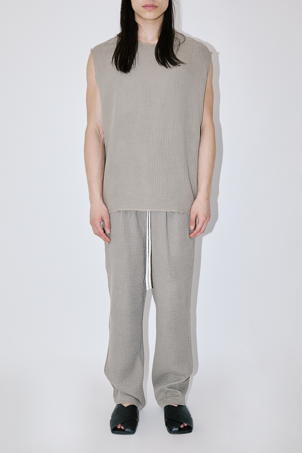 AngelWeave Sand Gauze Sleeveless T-Shirt