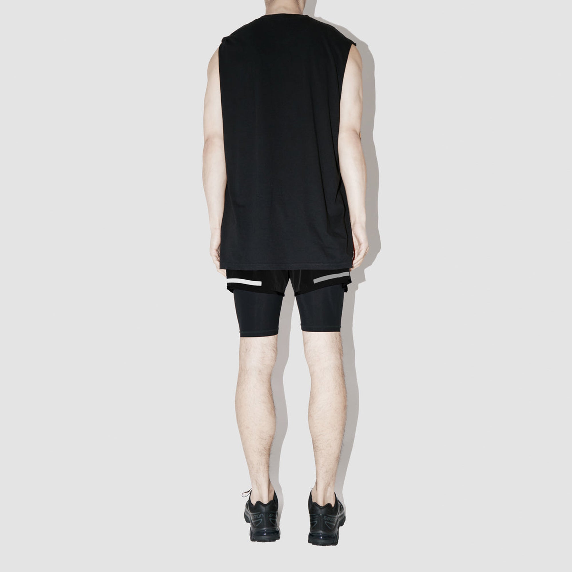 ElevaPima Black Sleeveless T-Shirt