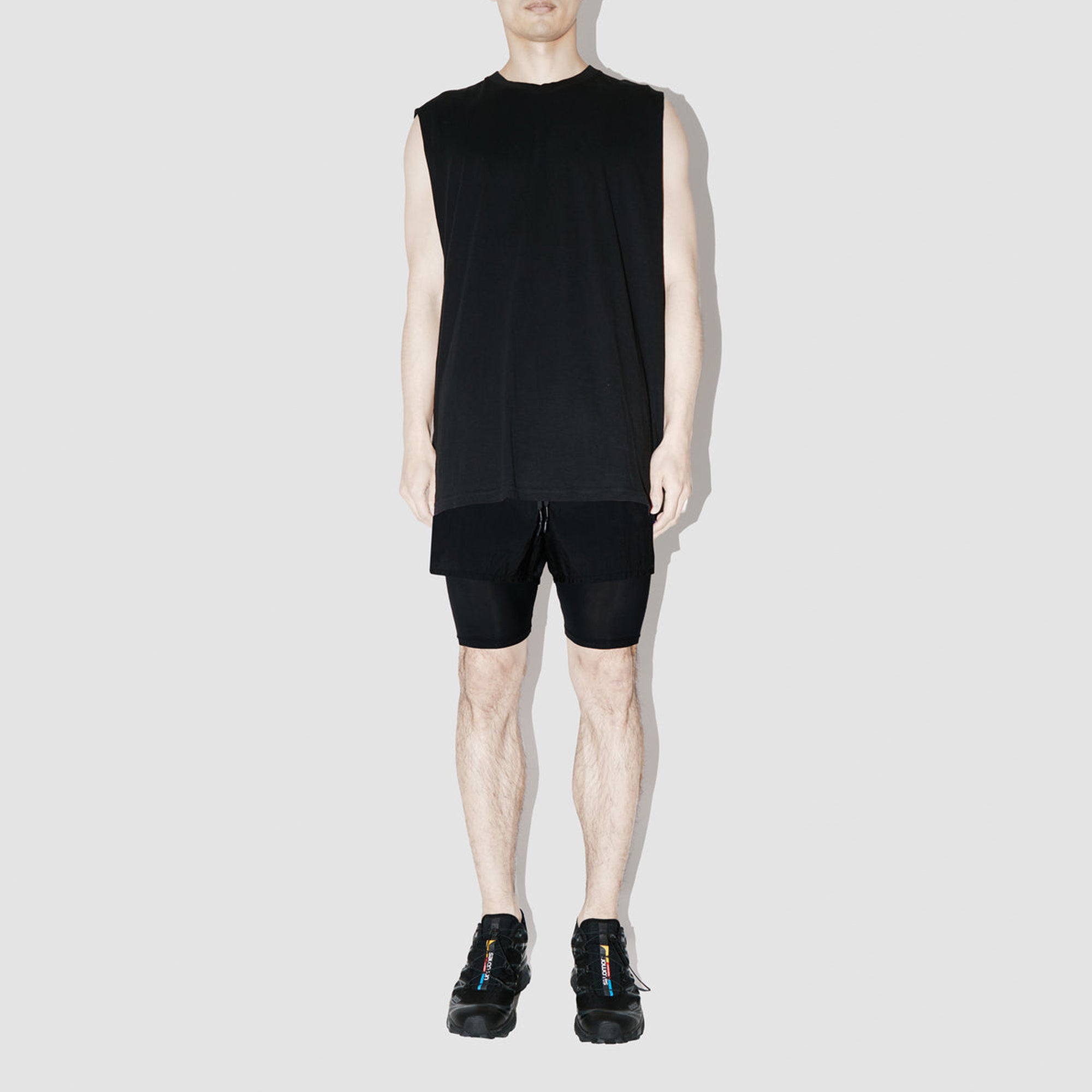 ElevaPima Black Sleeveless T-Shirt