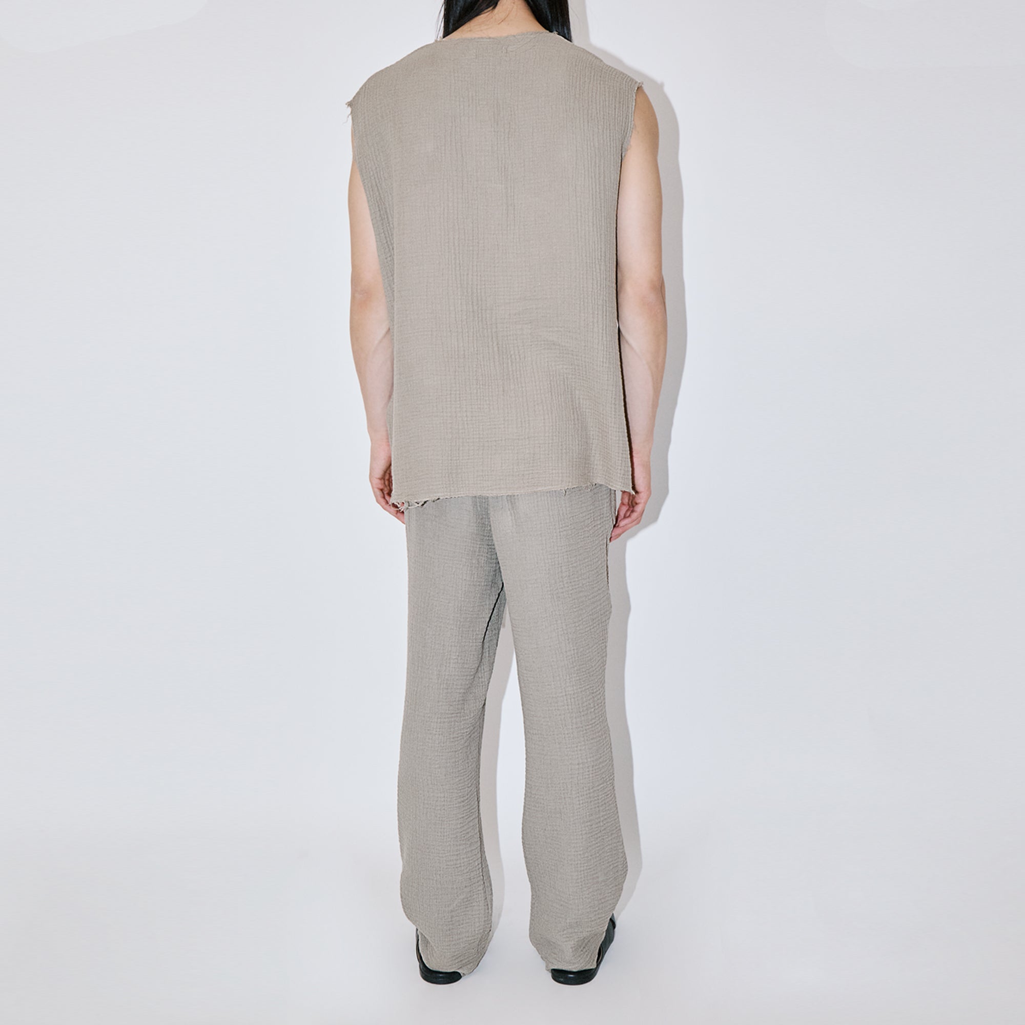 AngelWeave Sand Gauze Sleeveless T-Shirt