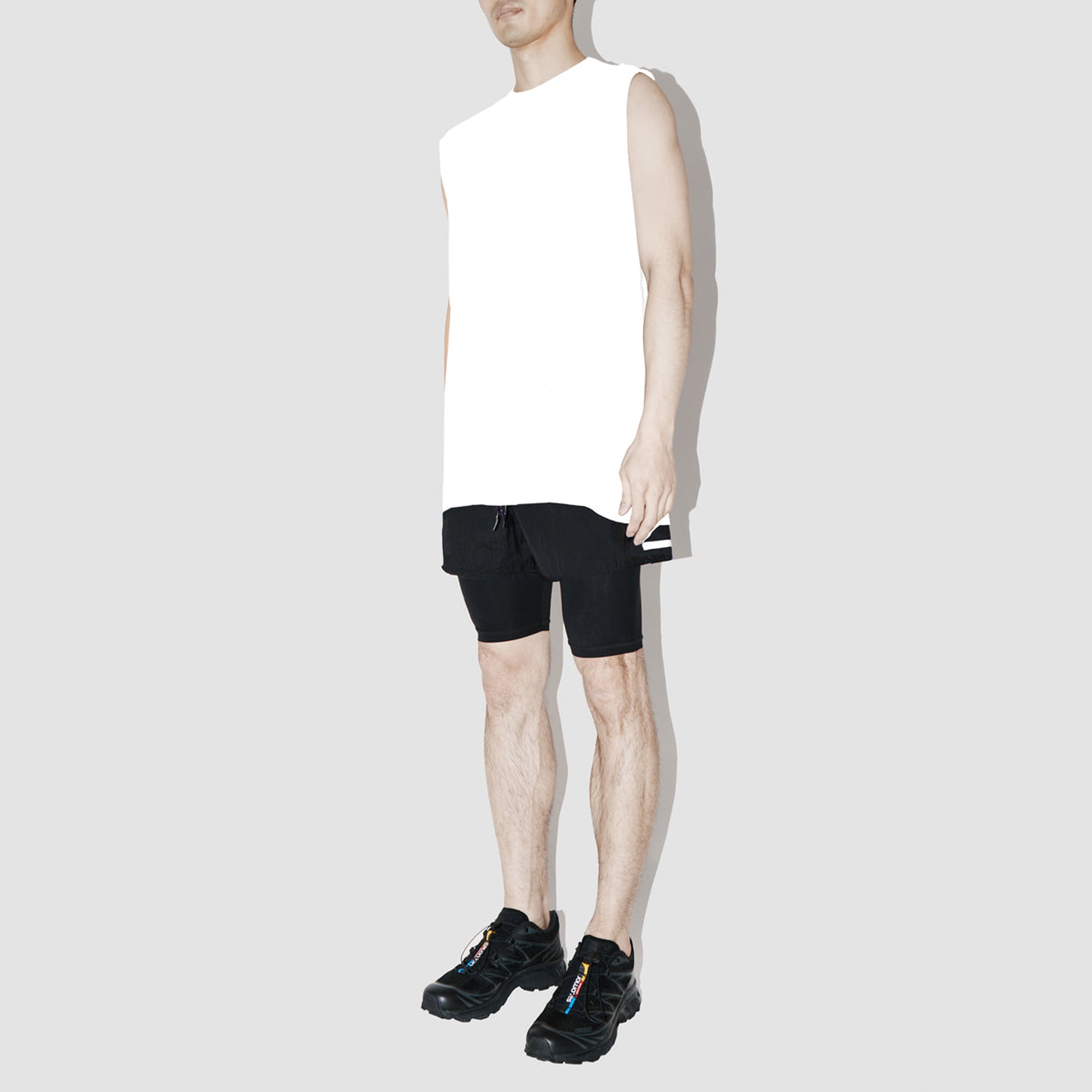 ElevaPima White Sleeveless T-Shirt