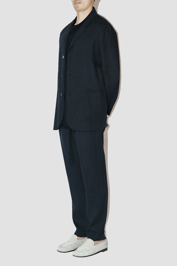 TerraLinen Black Light Suit Jacket