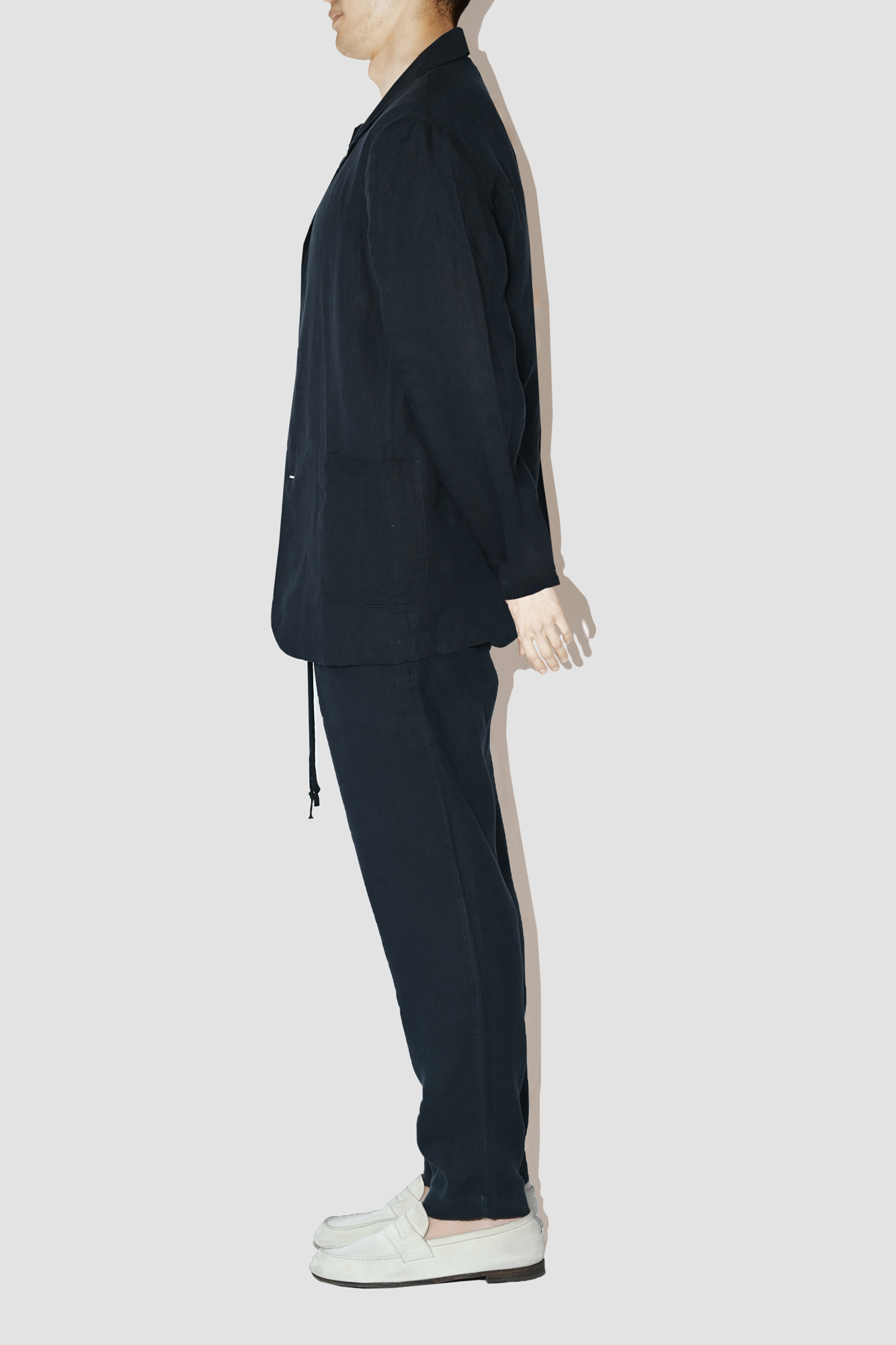 TerraLinen Black Light Suit Jacket