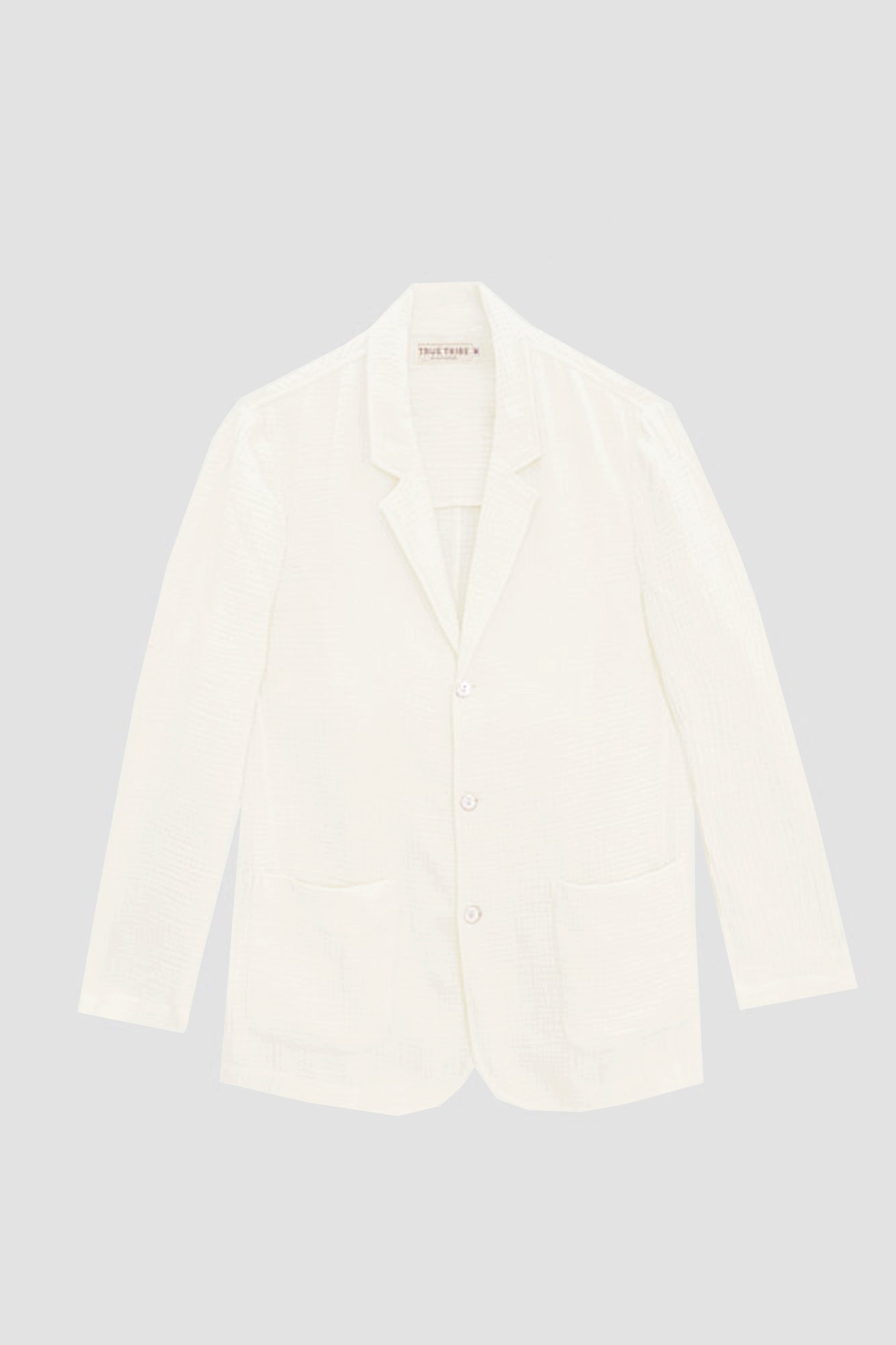 AngelWeave Ivory Gauze Light Suit Jacket