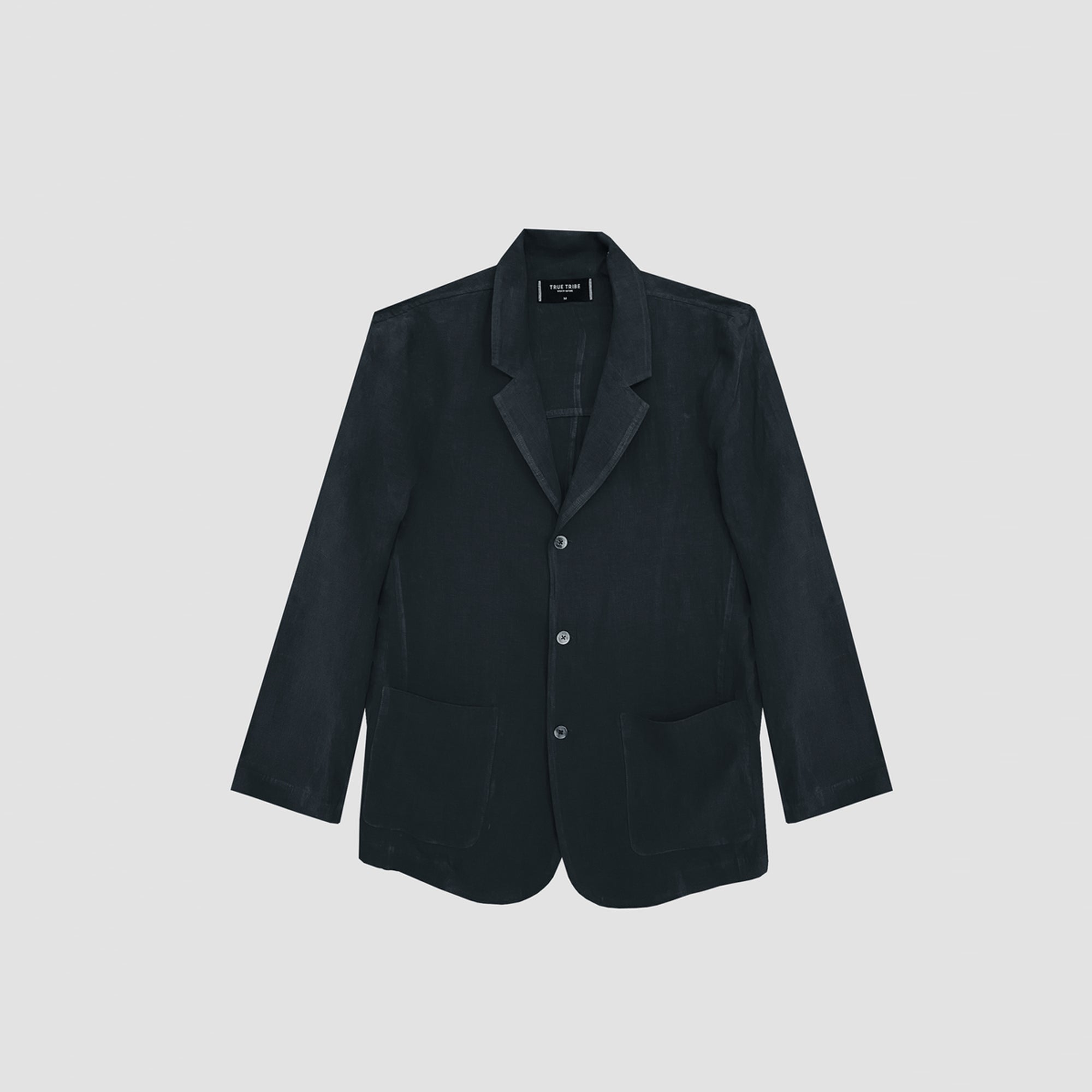 TerraLinen Black Light Suit Jacket