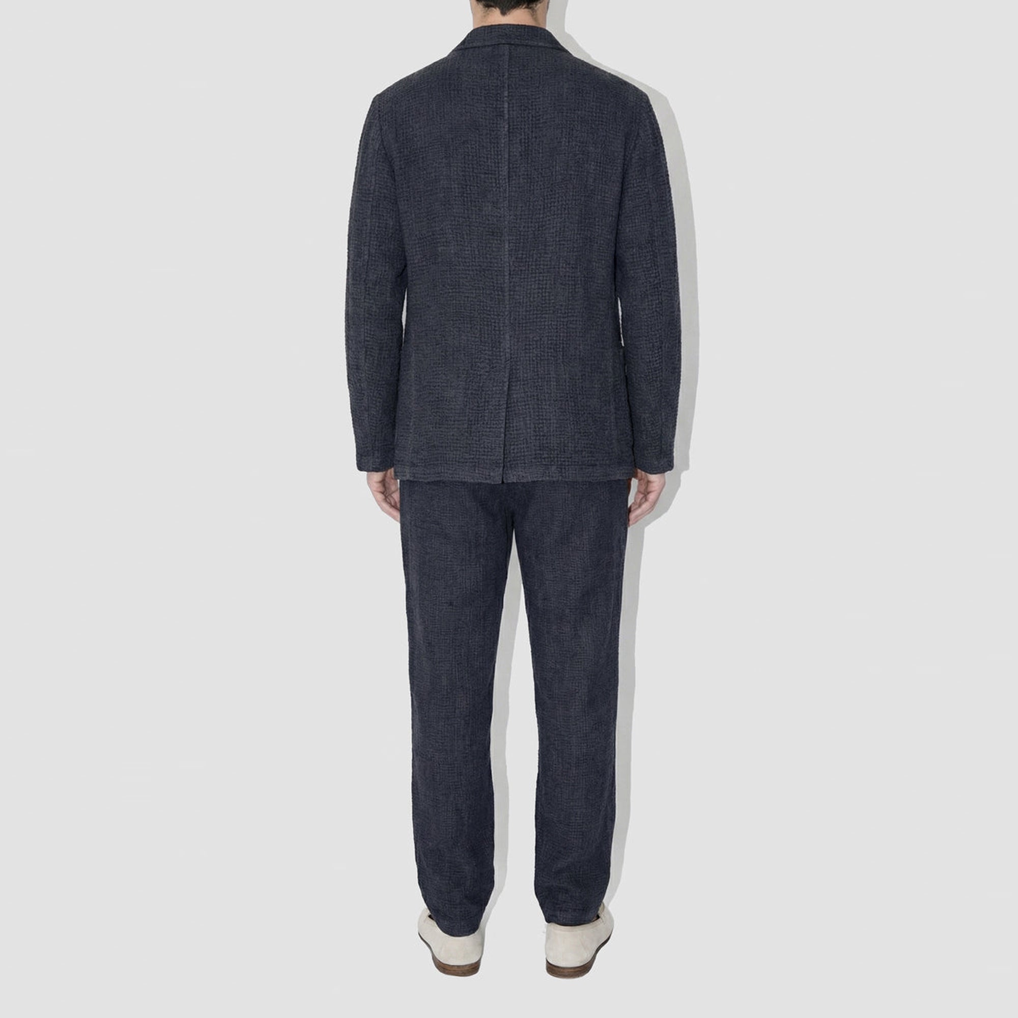 AngelWeave Dark Navy Gauze Light Suit Jacket