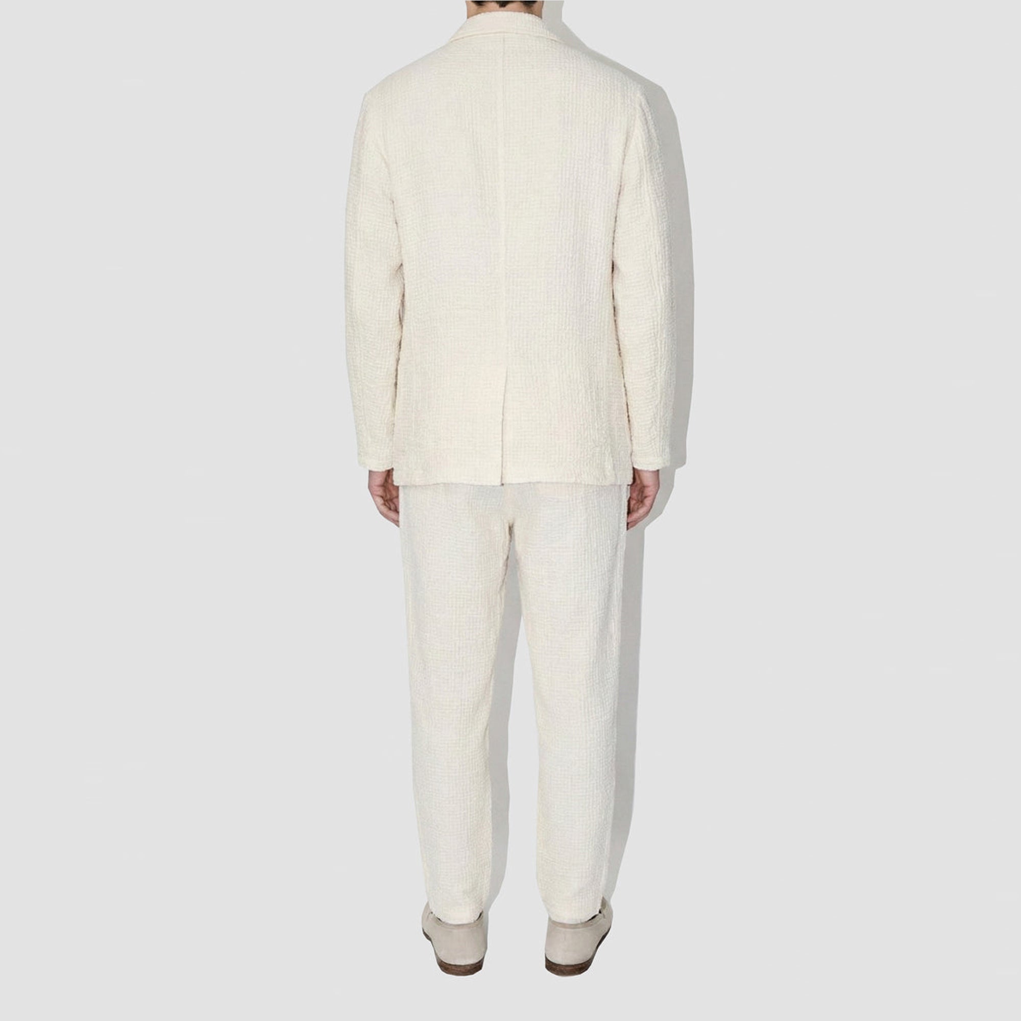 AngelWeave Ivory Gauze Light Suit Jacket