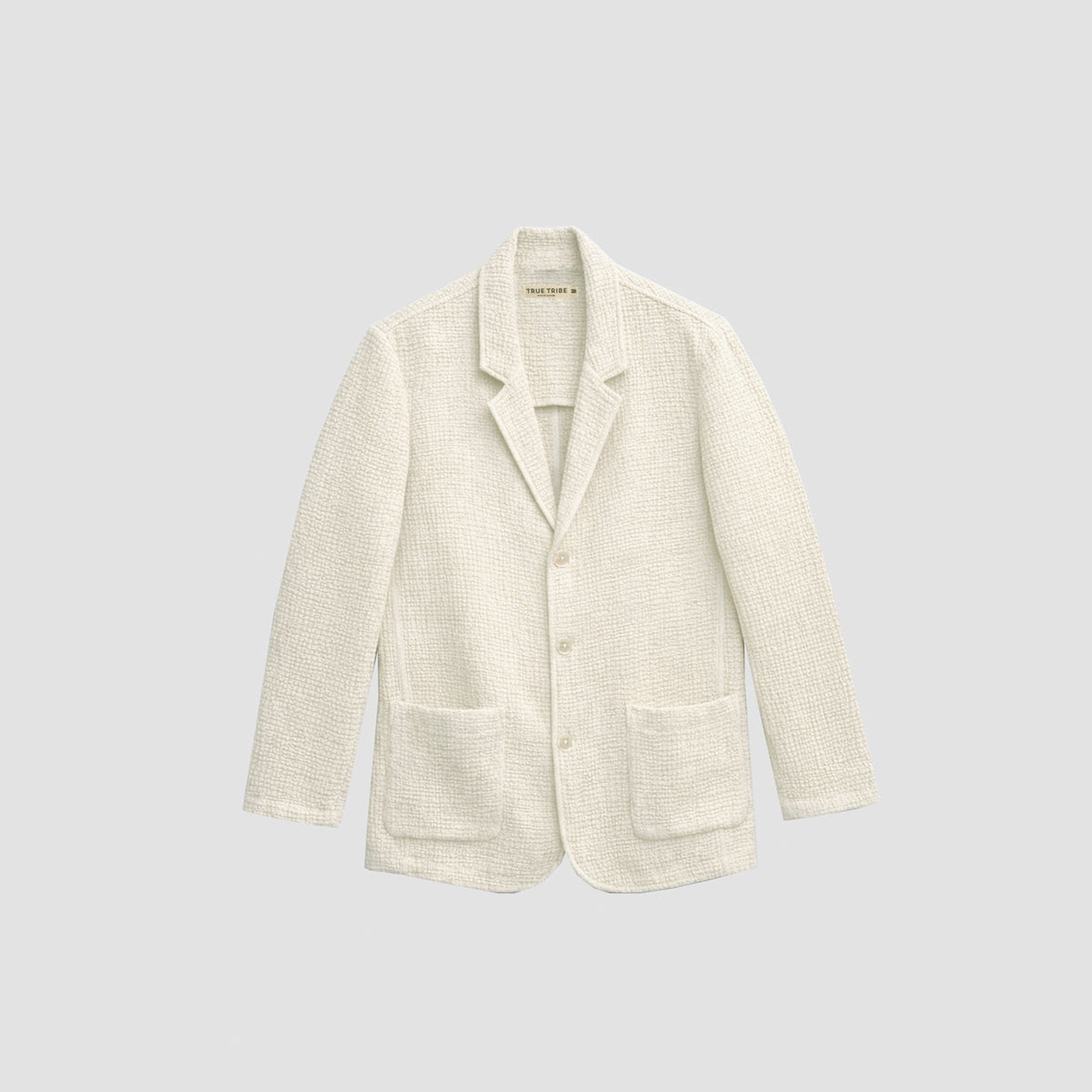 AngelWeave Ivory Gauze Light Suit Jacket