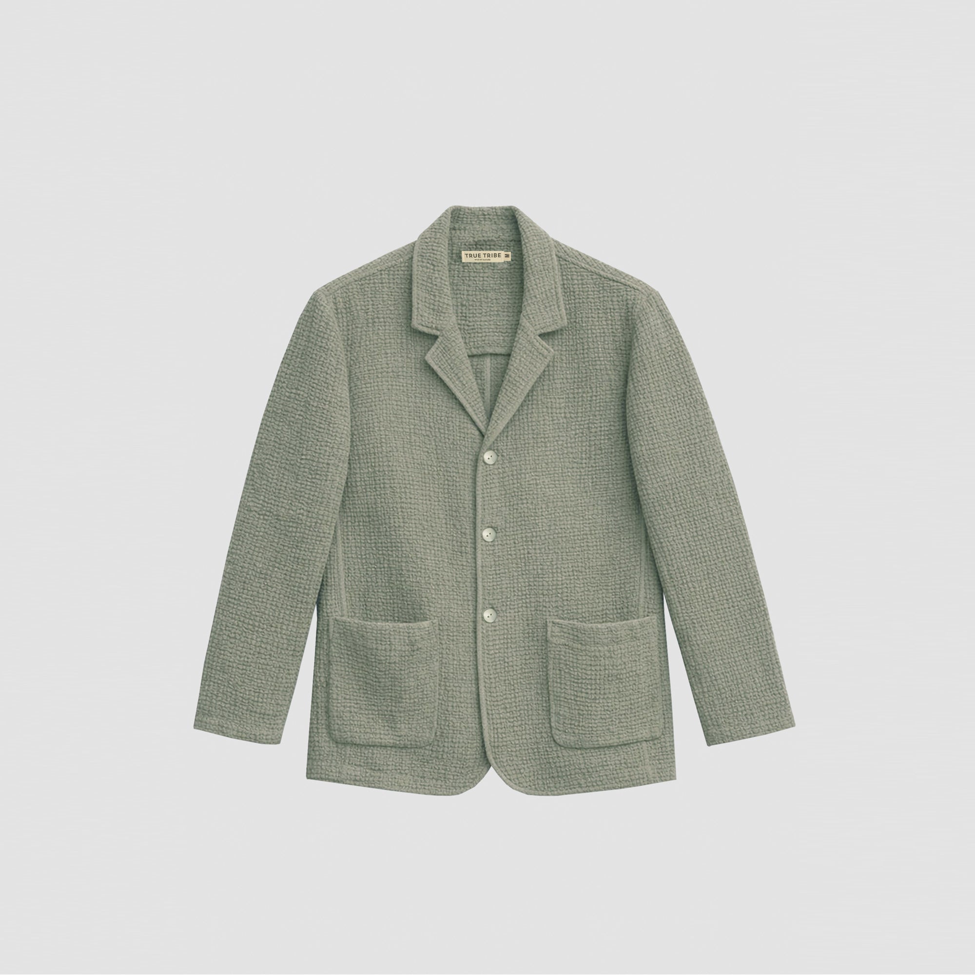 AngelWeave Khaki Gauze Light Suit Jacket
