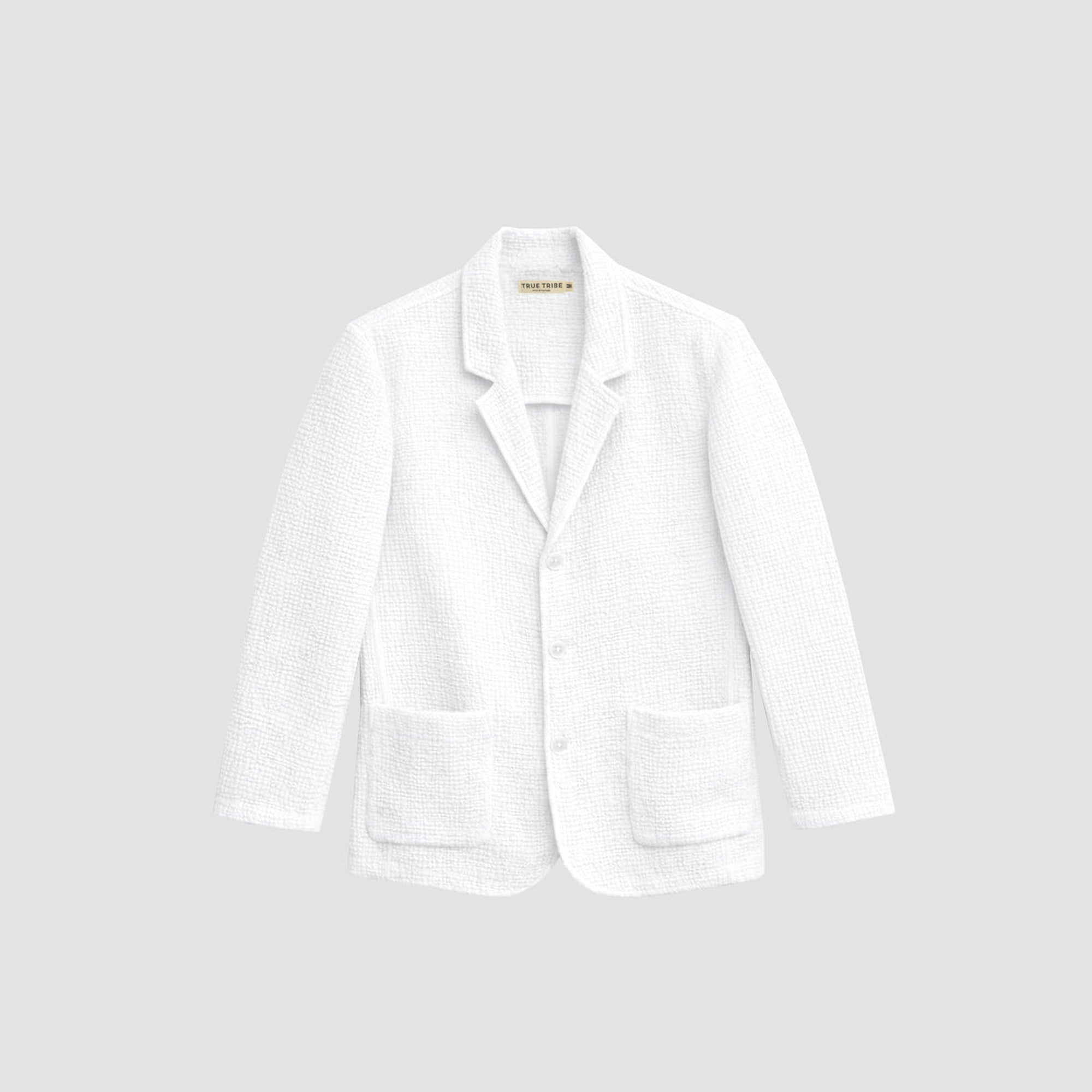 AngelWeave White Gauze Light Suit Jacket