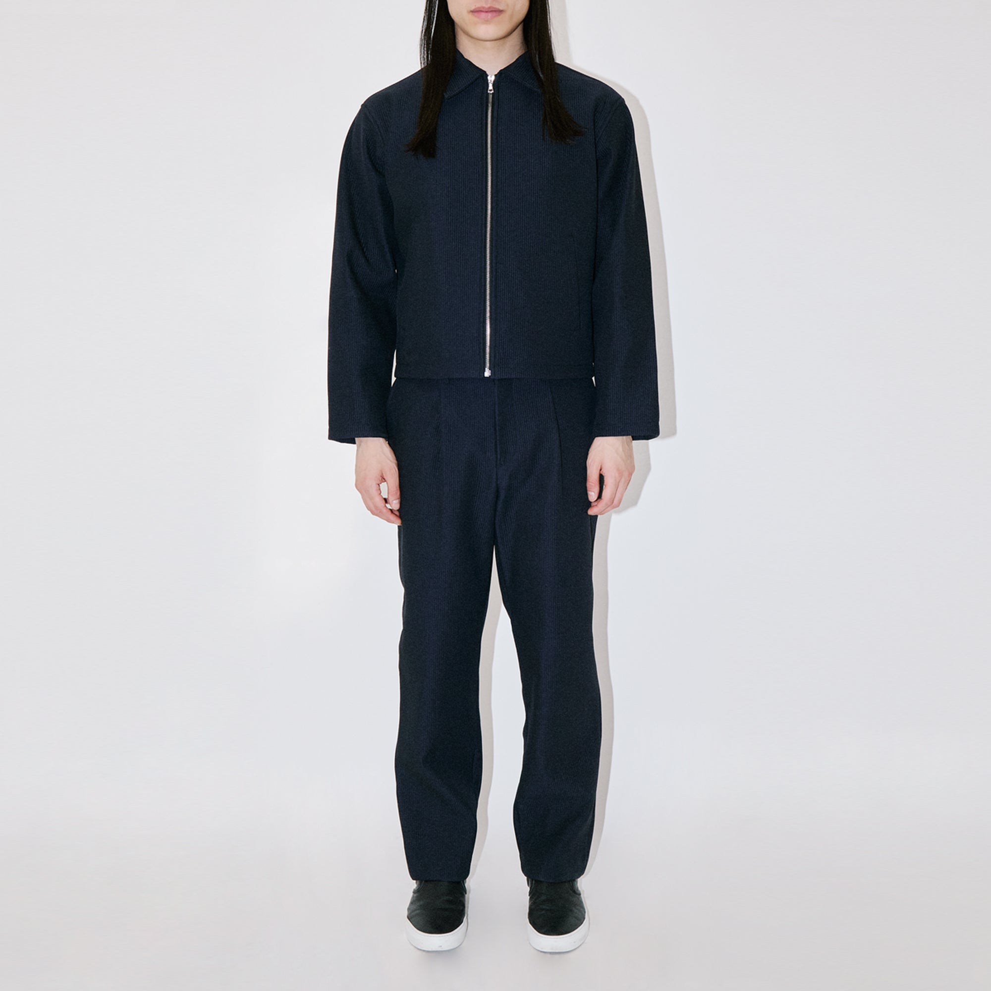 PipeShell Navy Zip Overshirt