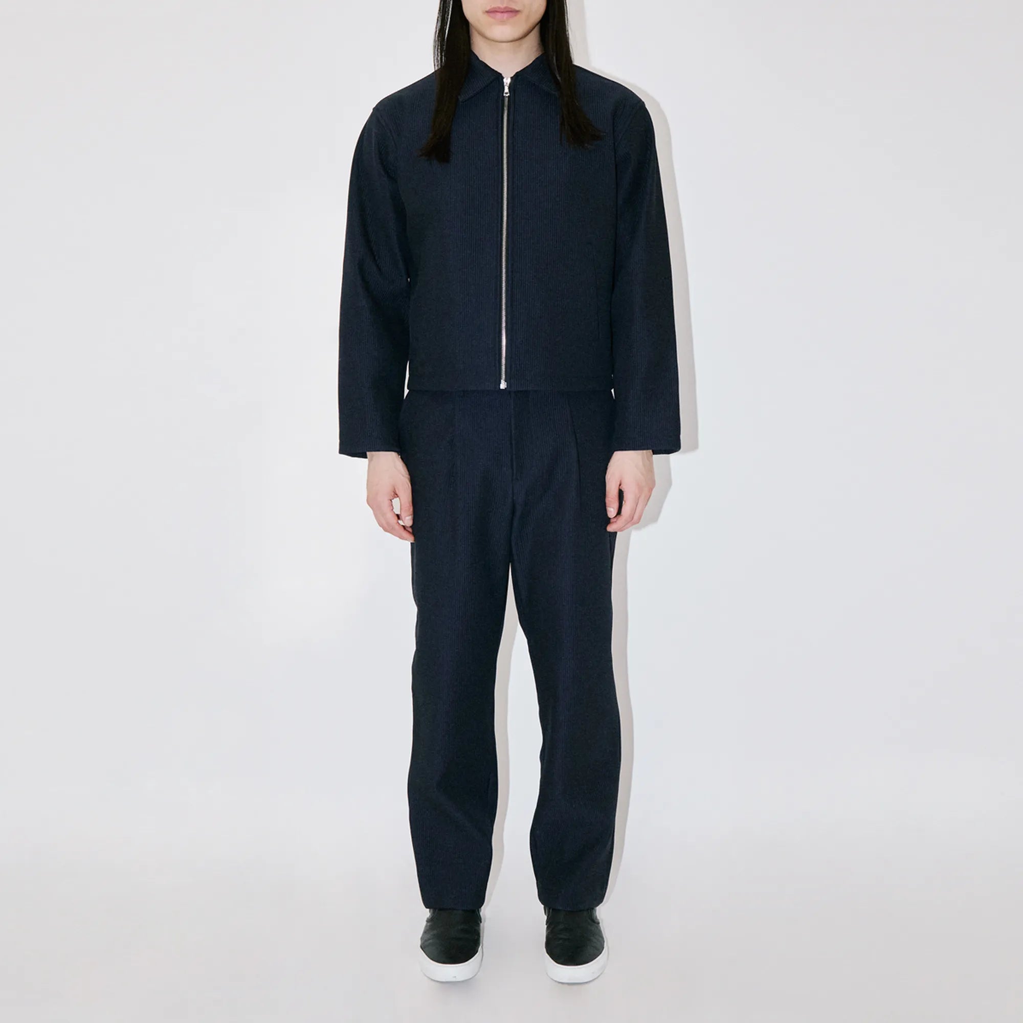 PipeShell Navy Zip Overshirt