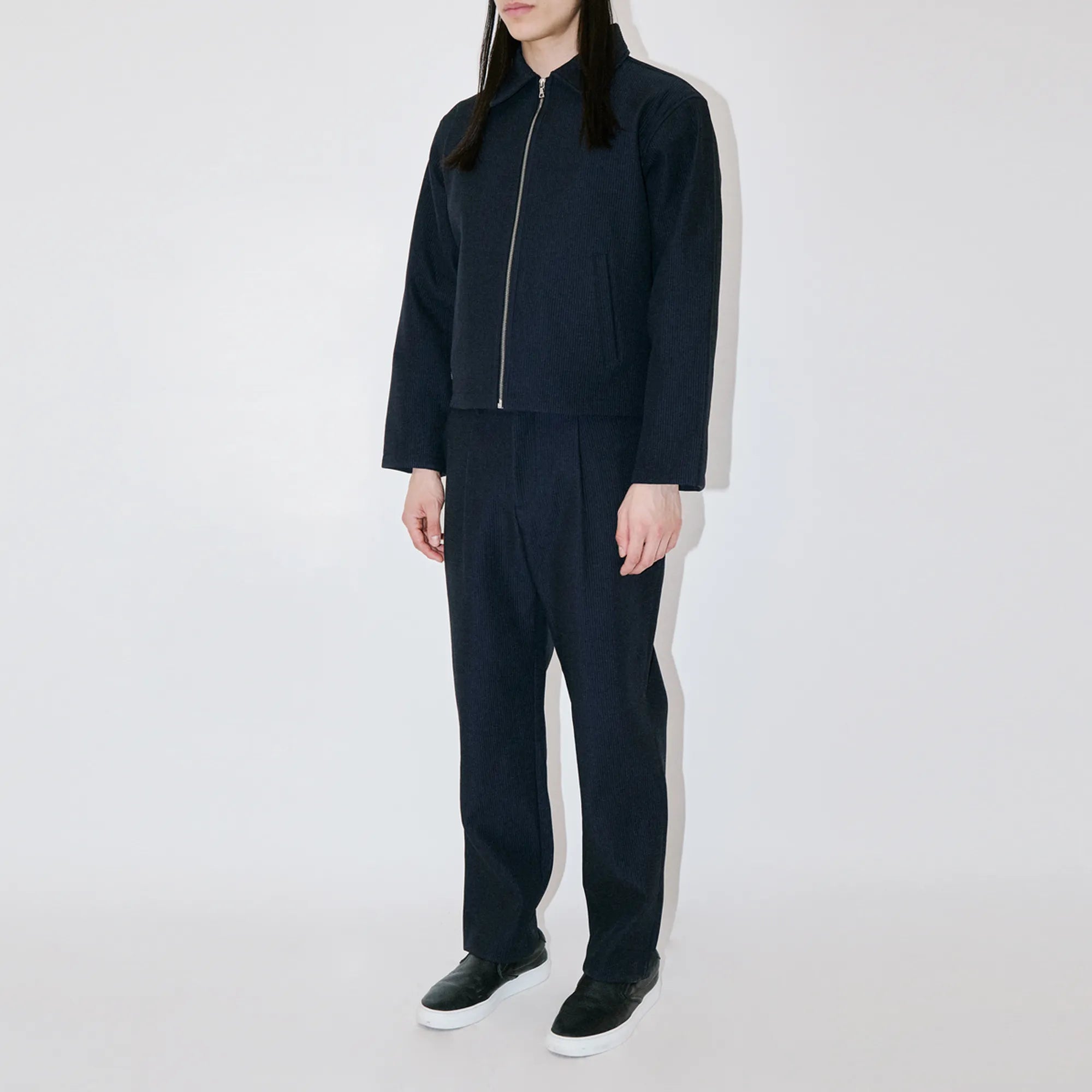 PipeShell Navy Zip Overshirt