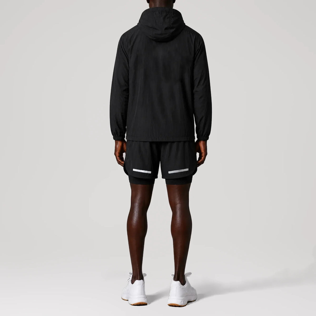 NoirLite Light Poncho, back view