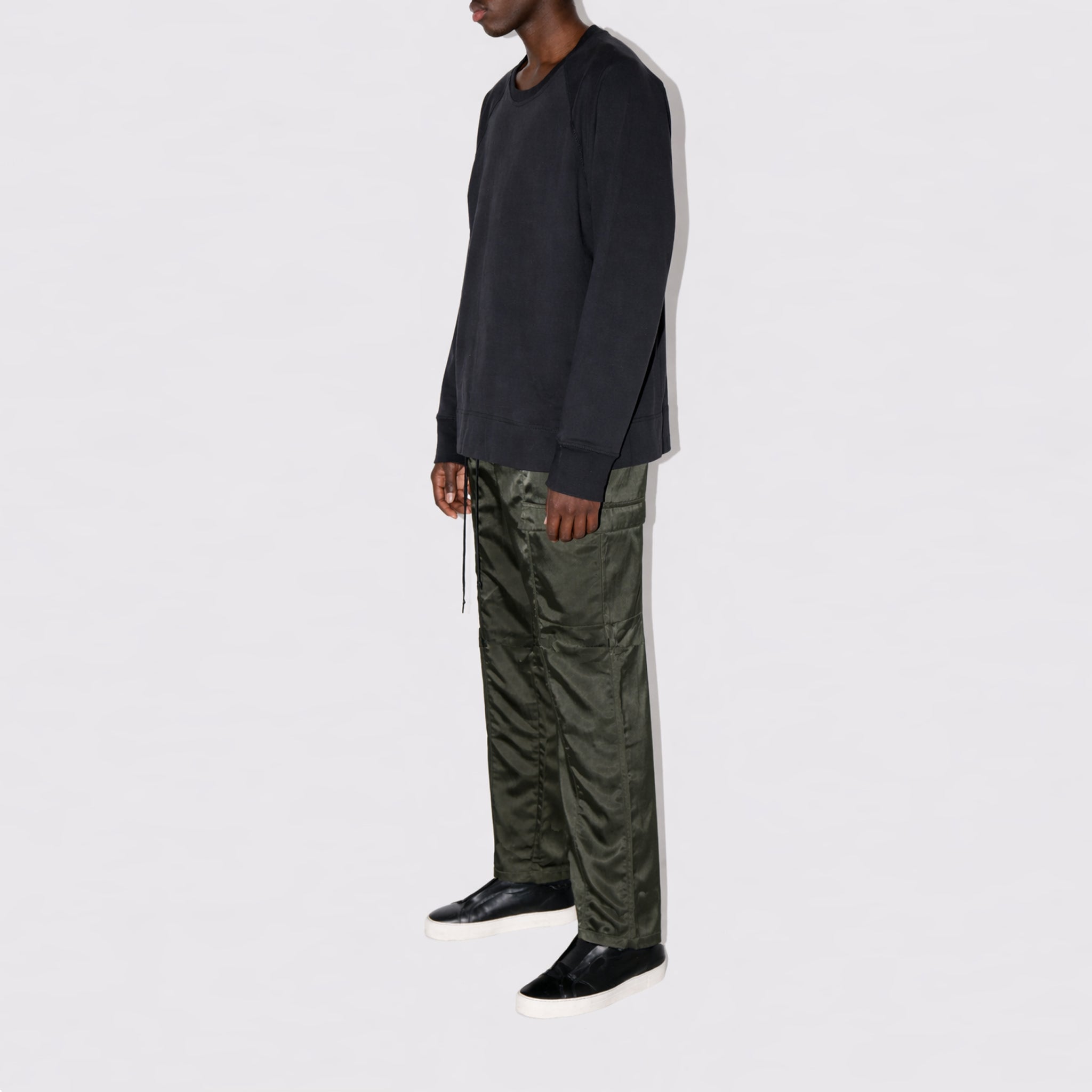 Heavyweight Endura Black Fleece Oversized Sweater