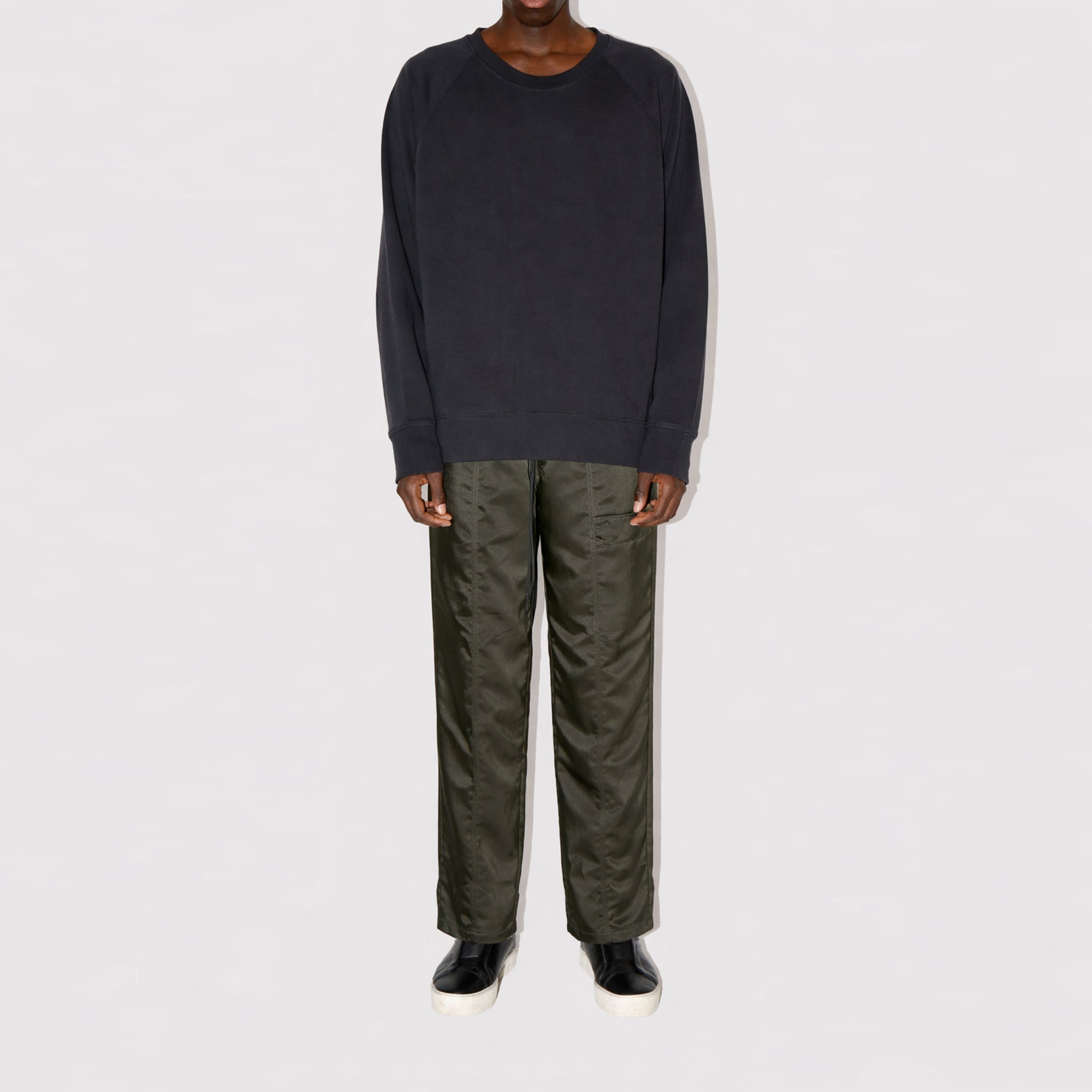 Heavyweight Endura Black Fleece Oversized Sweater
