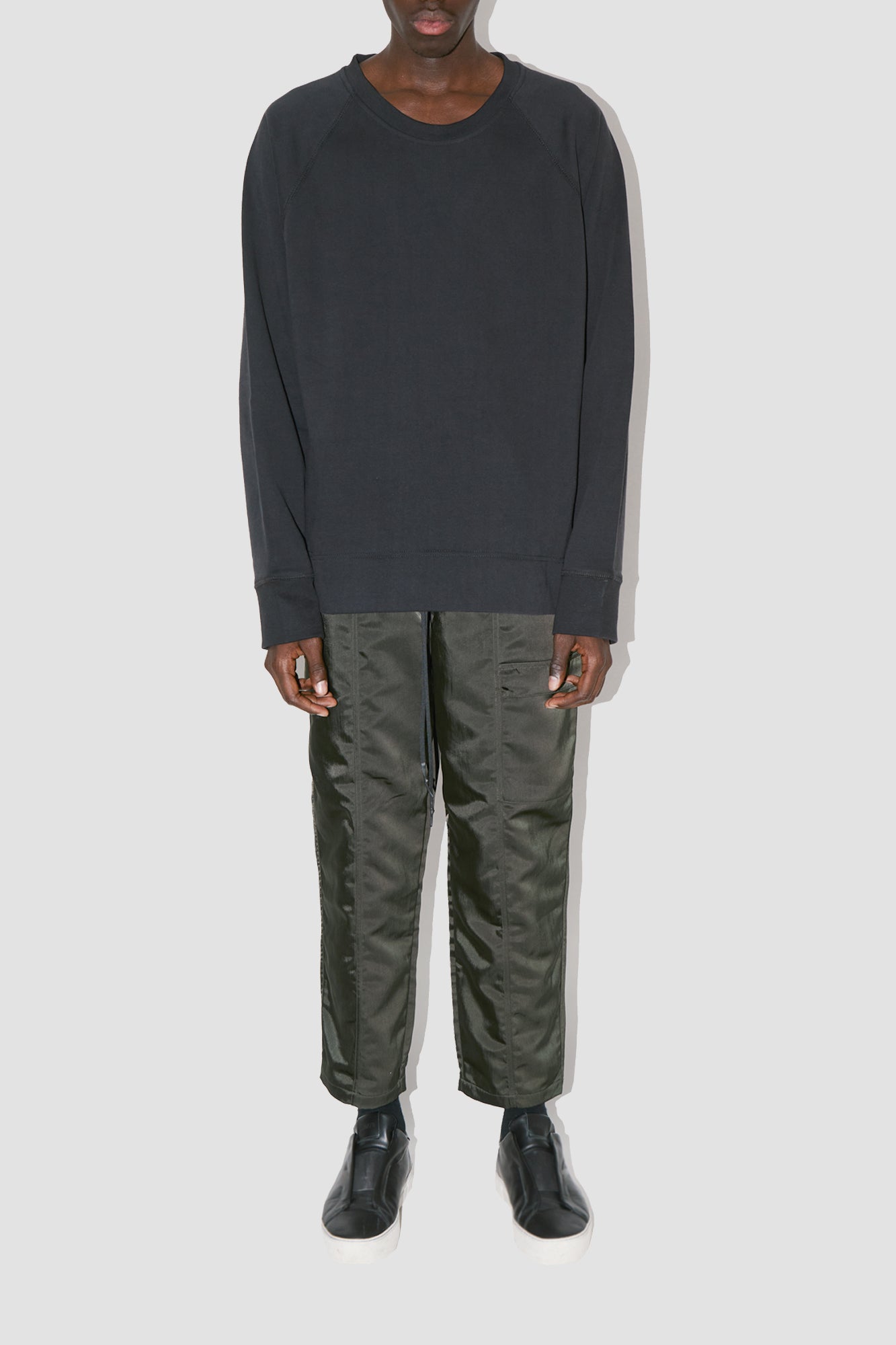 Heavyweight Endura Black Fleece Oversized Sweater