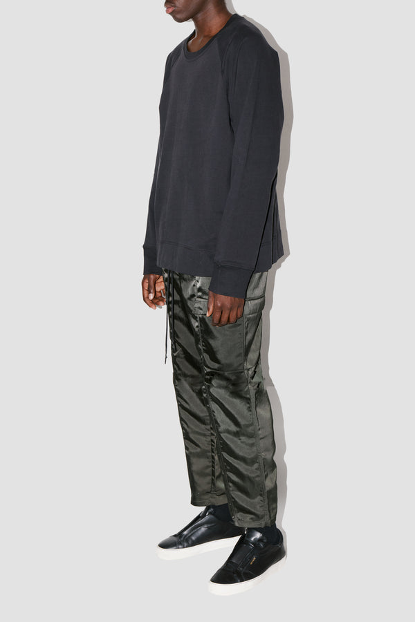 Heavyweight Endura Black Fleece Oversized Sweater