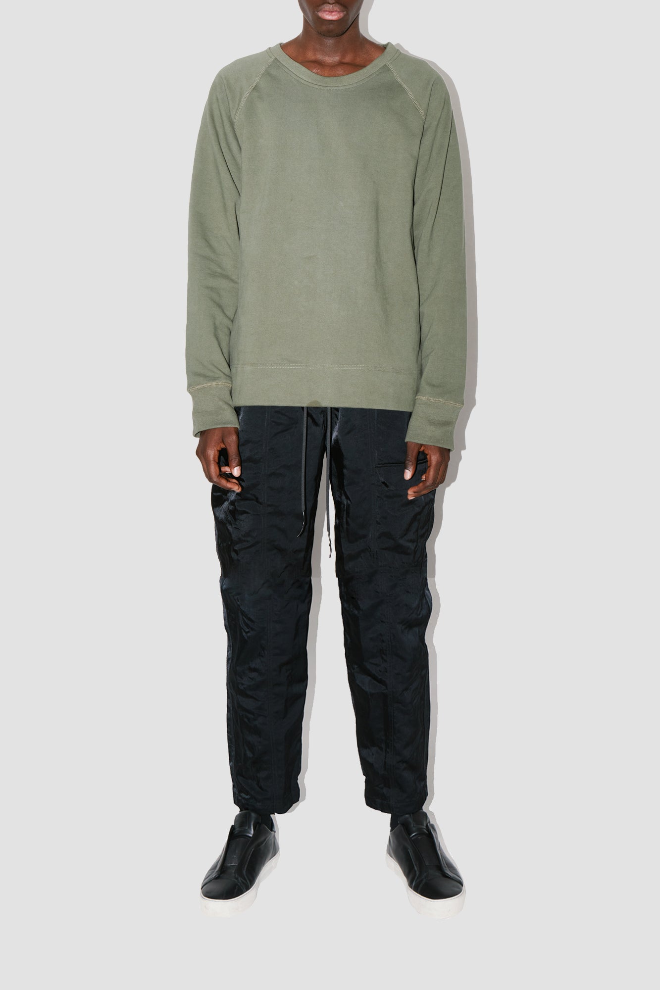 Heavyweight Endura Khaki Fleece Oversized Sweater