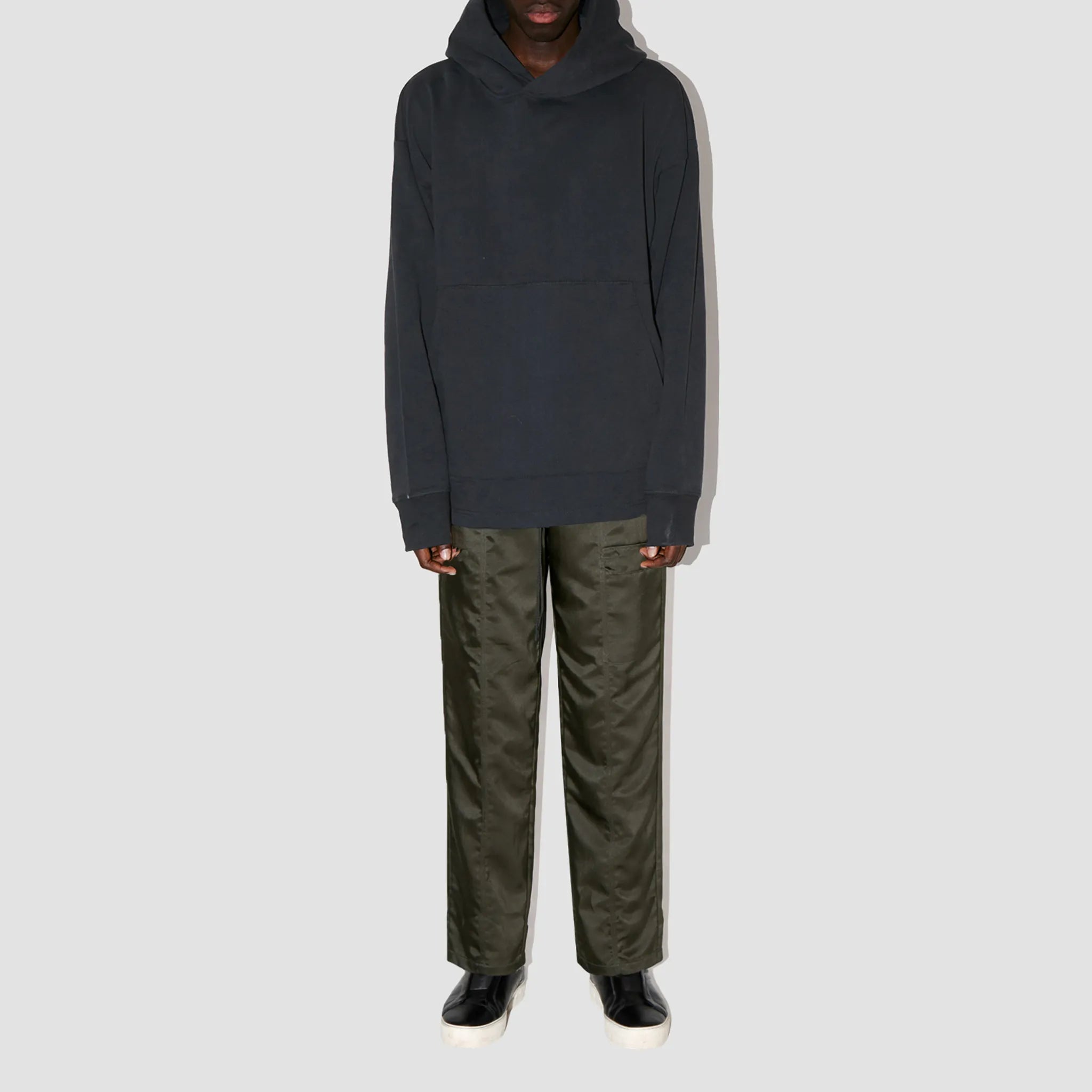 Heavyweight Endura Black Fleece Oversized Hoodie