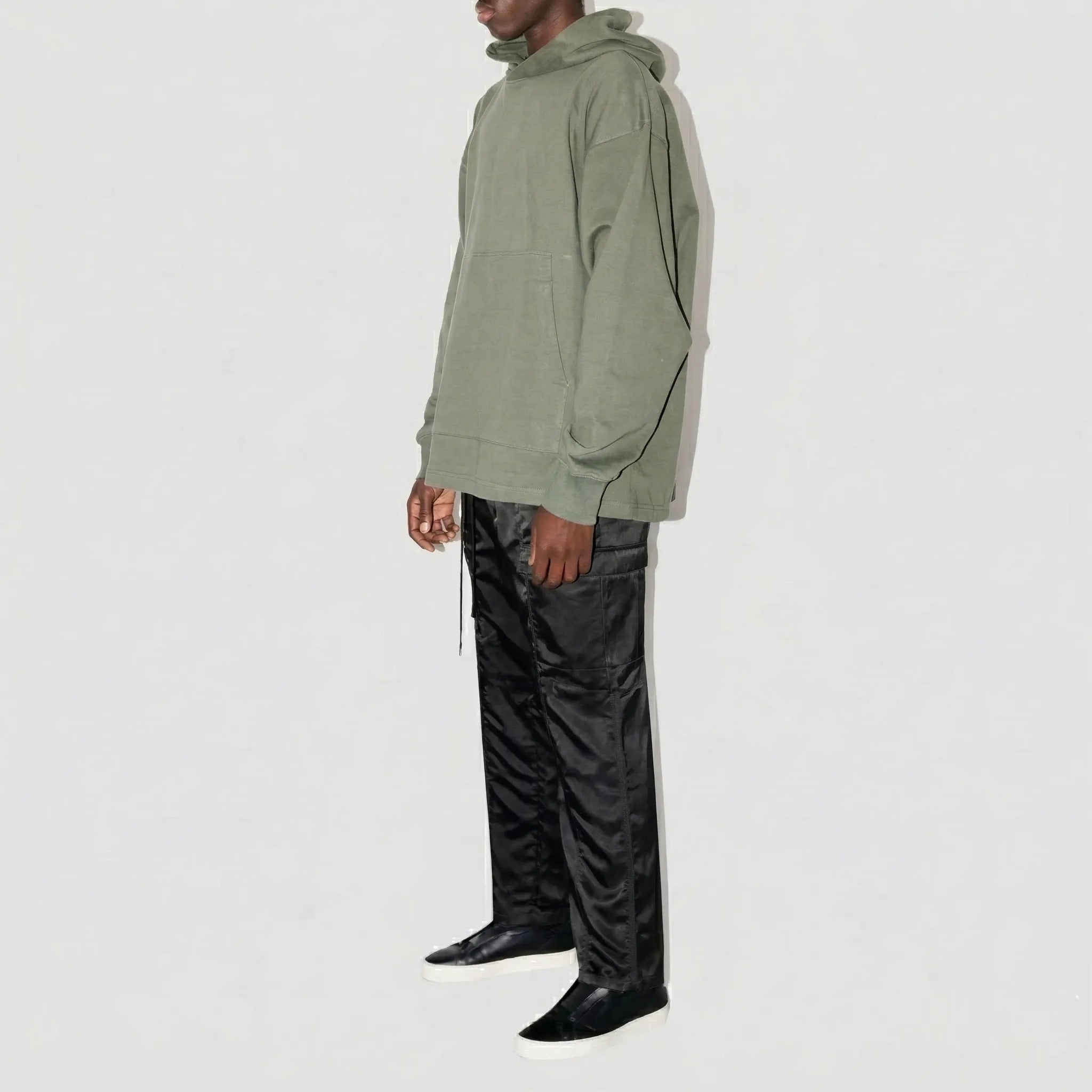 Heavyweight Endura Khaki Fleece Oversized Hoodie