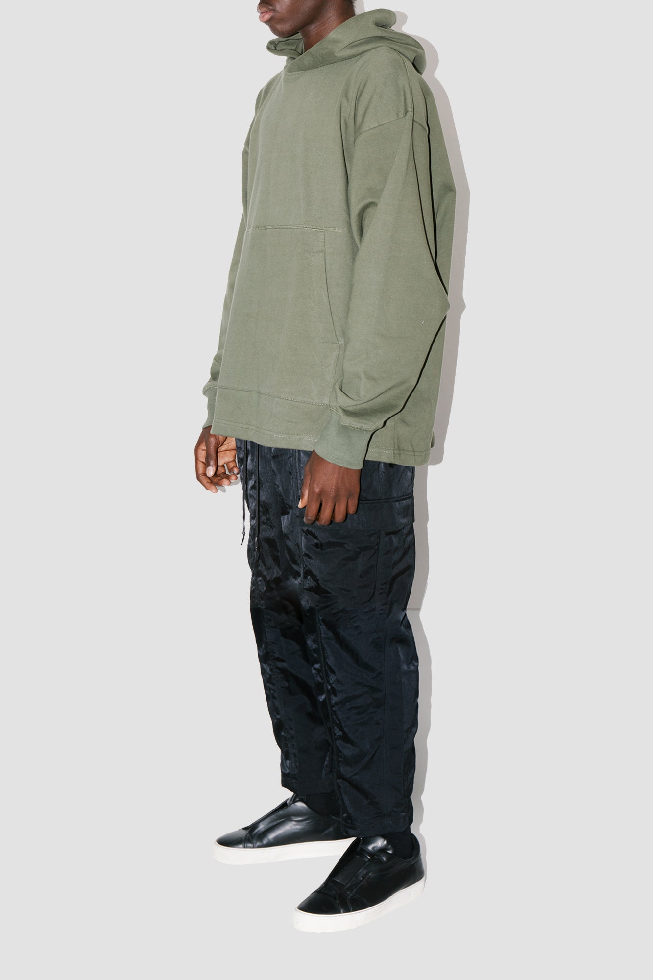 Heavyweight Endura Khaki Fleece Hoodie