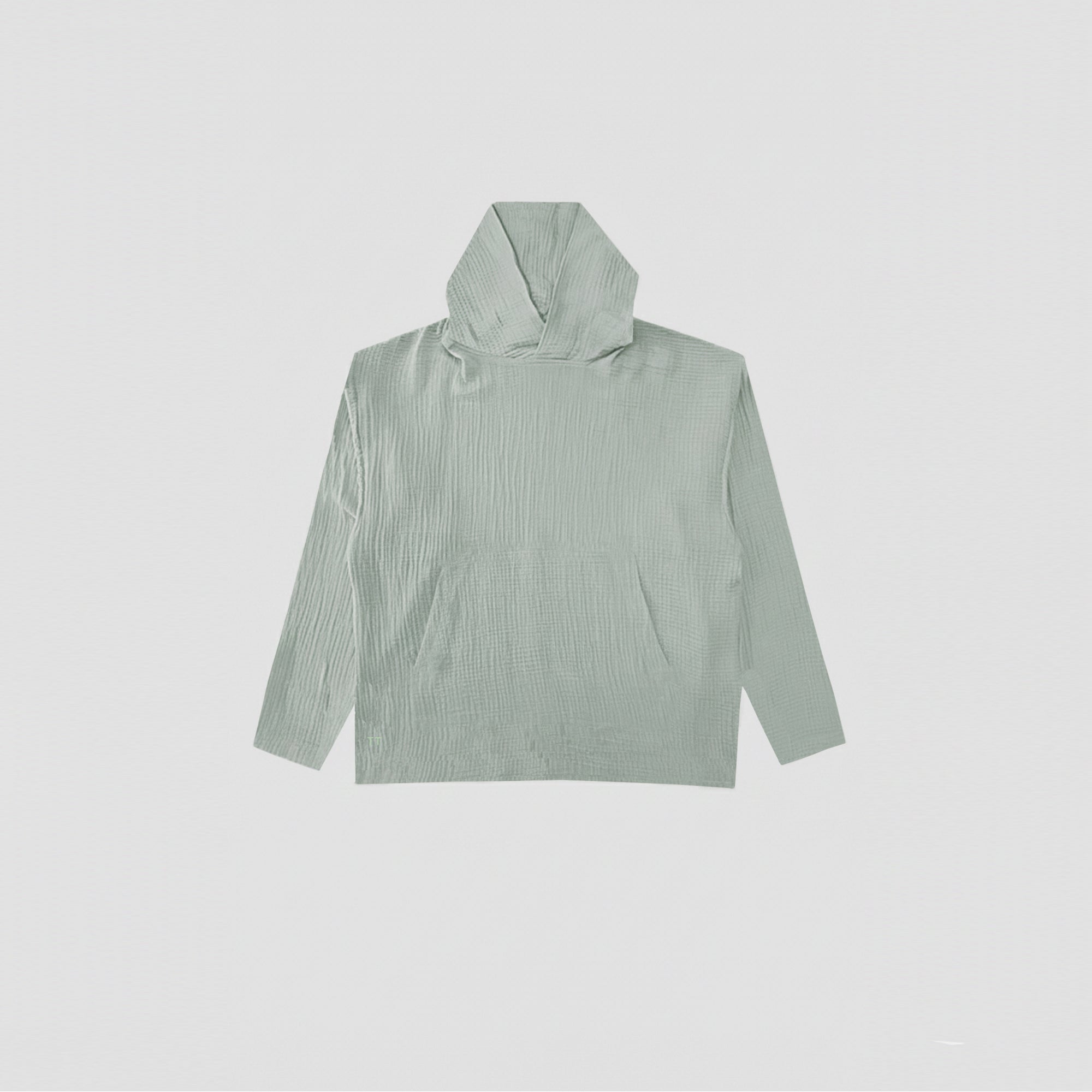 AngelWeave Almond Green Gauze Hoodie